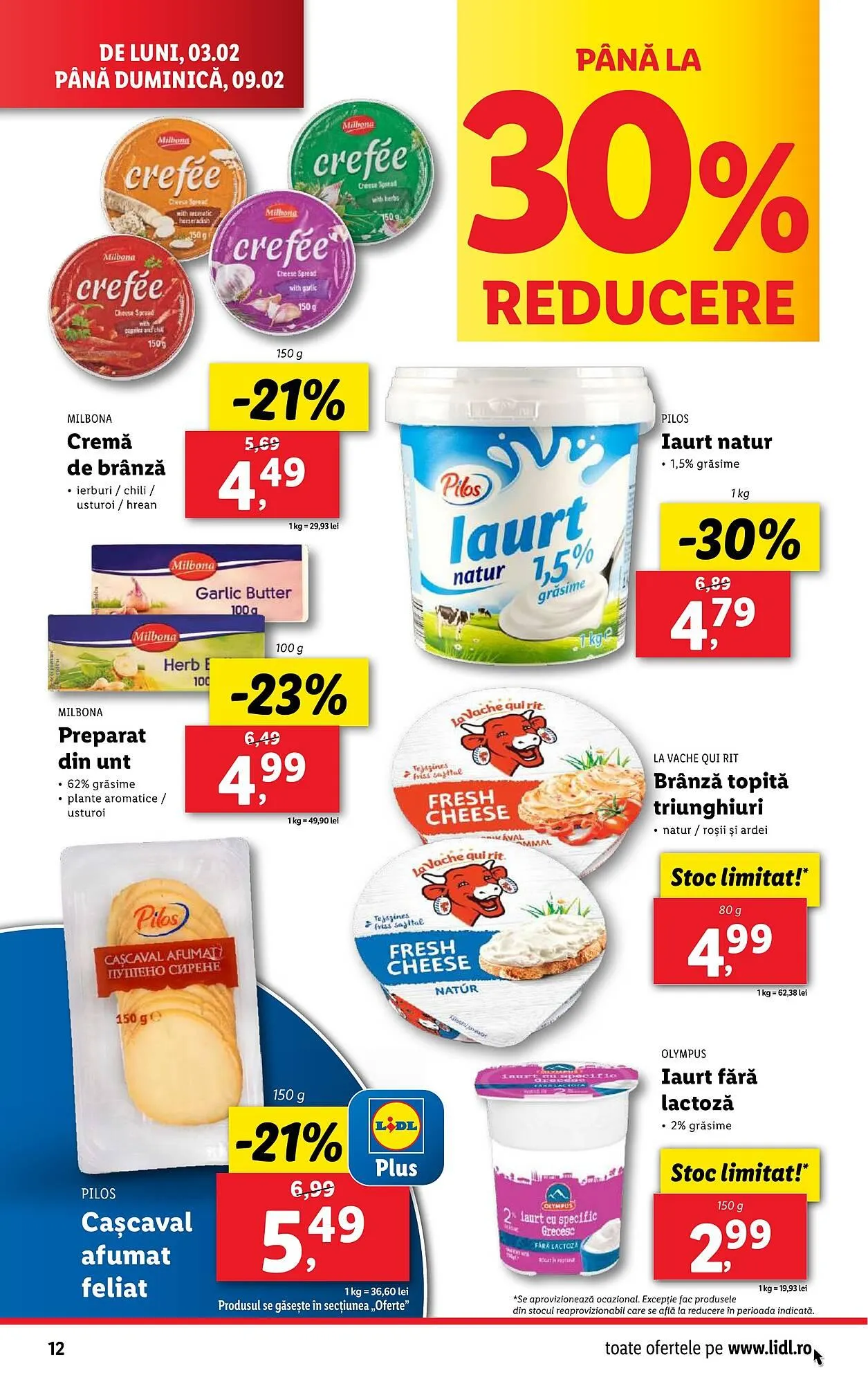 Catalog Catalog Lidl de la 3 februarie până la 9 februarie 2025 - Revista Pagina 12