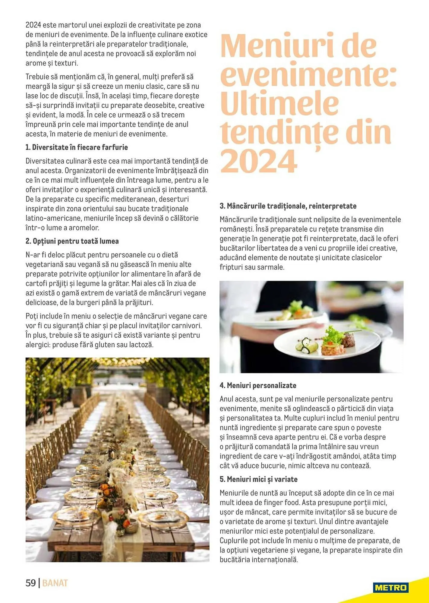 Catalog Catalog Metro de la 9 aprilie până la 31 decembrie 2025 - Revista Pagina 59