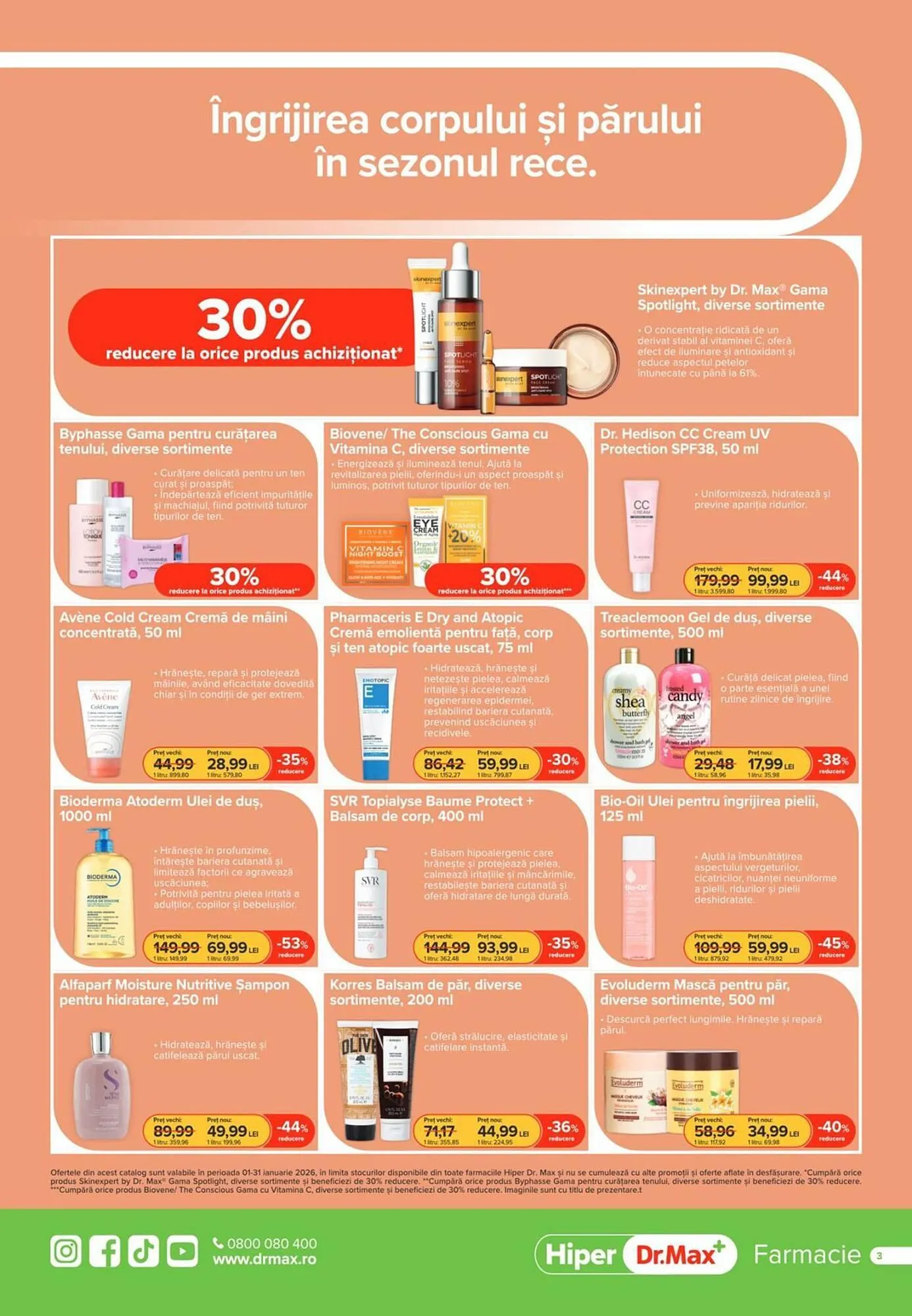 Catalog Catalog Dr.Max de la 1 ianuarie până la 31 ianuarie 2026 - Revista Pagina 3