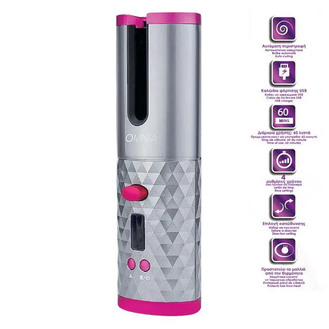 Ondulator Wireless 34W cu Incarcare cu USB & Ecran LED 6x5x19cm