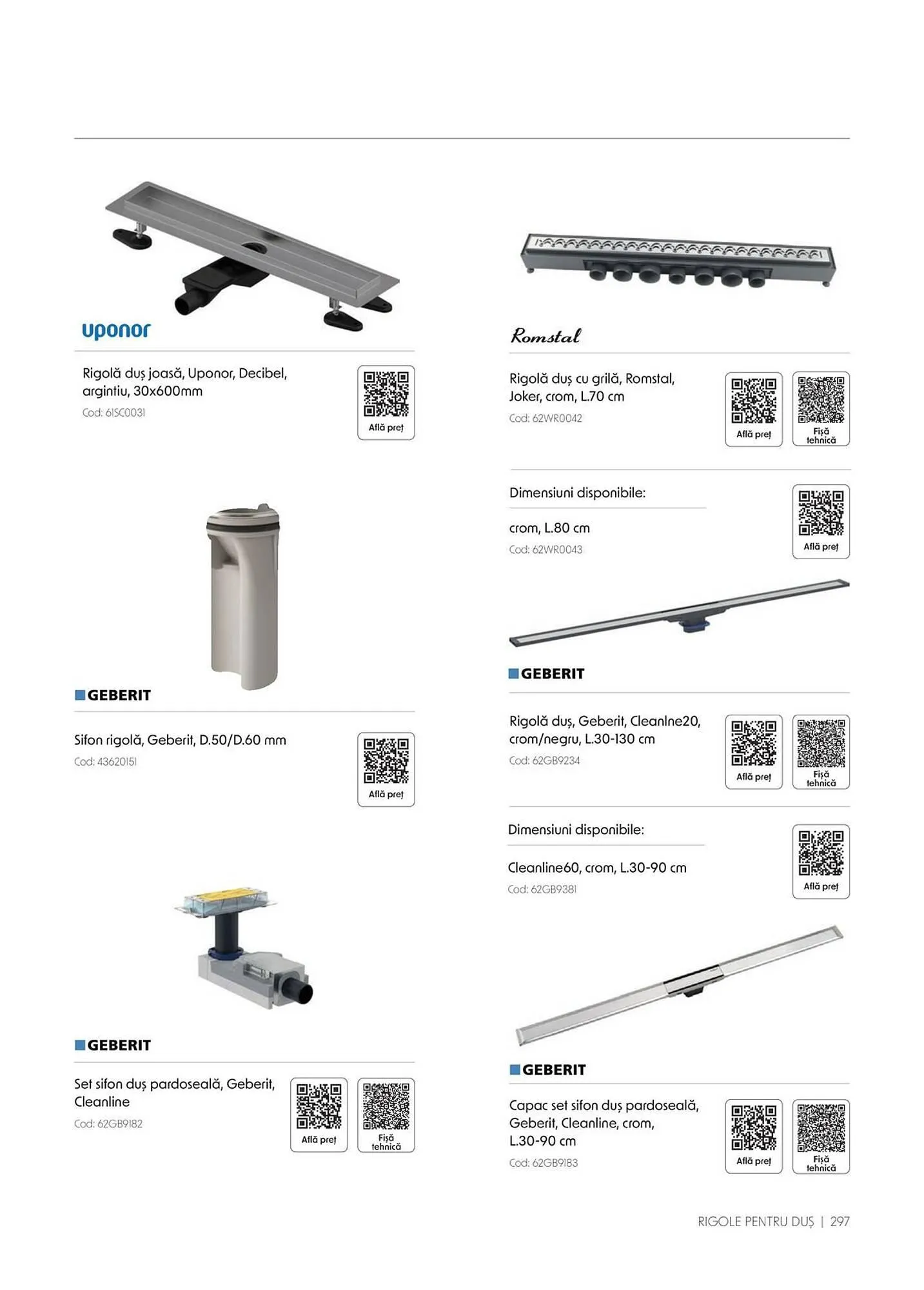 Catalog Catalog Romstal de la 1 aprilie până la 31 decembrie 2026 - Revista Pagina 297