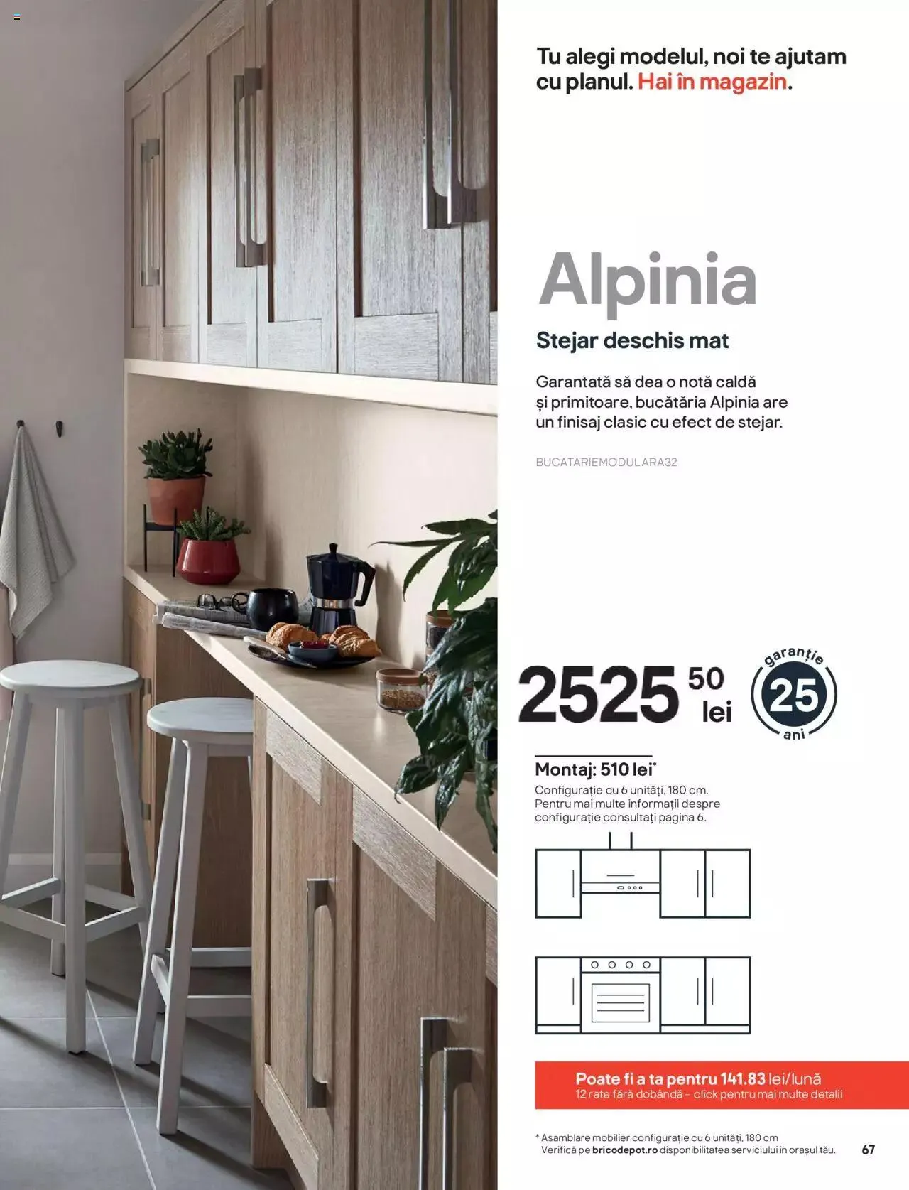 Catalog Brico Depot catalog - Bucătării modulare de la 1 ianuarie până la 31 decembrie 2023 - Revista Pagina 67