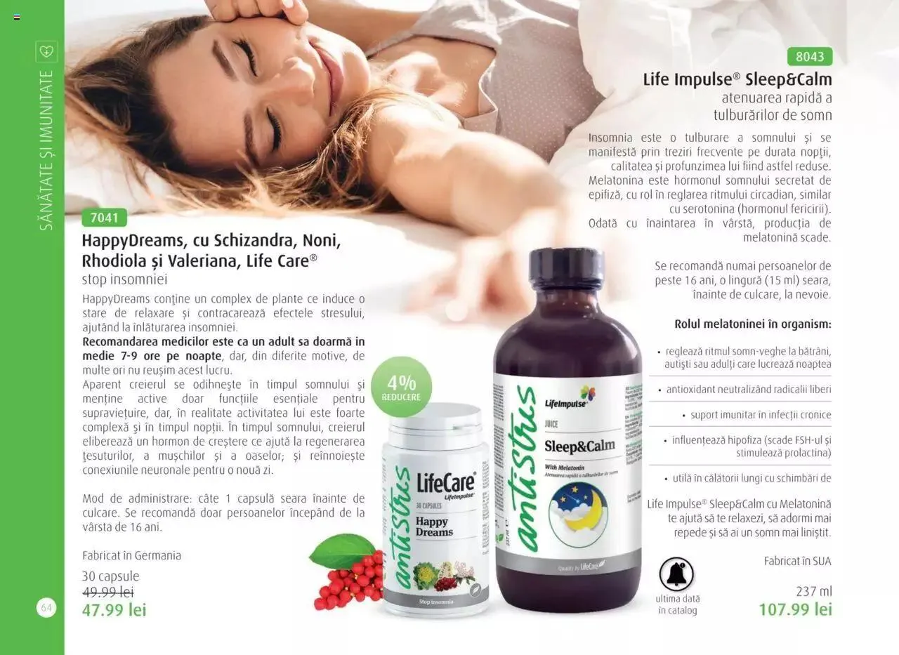 Catalog Life Care - Catalog Life Care toamna 2023 - iarna 2024 de la 1 septembrie până la 31 ianuarie 2024 - Revista Pagina 66