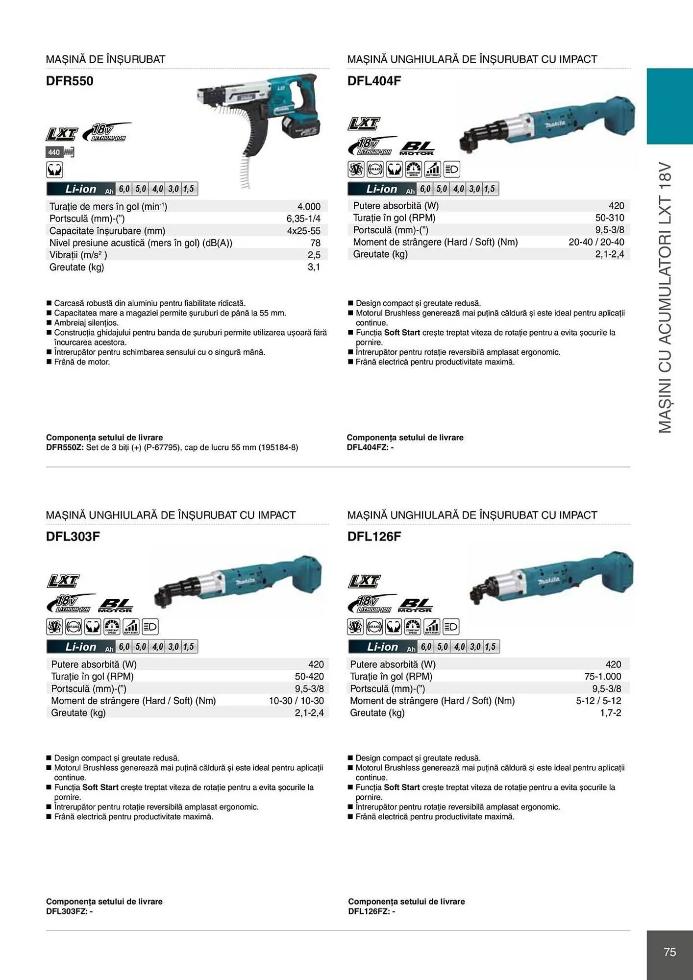 Catalog Catalog Makita de la 28 aprilie până la 31 decembrie 2026 - Revista Pagina 75