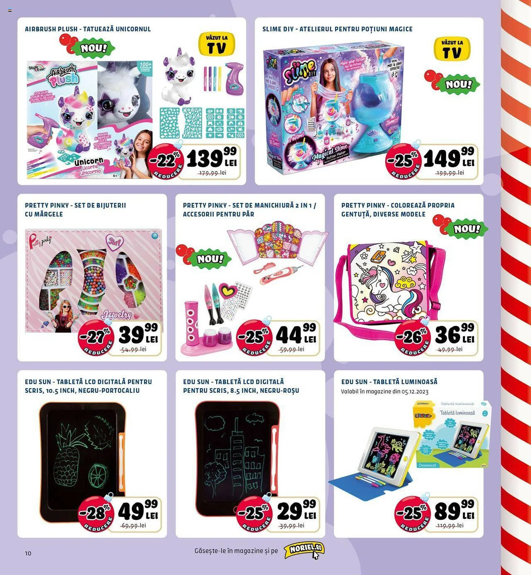 Catalog Noriel catalog de la 13 noiembrie până la 7 ianuarie 2024 - Revista Pagina 10