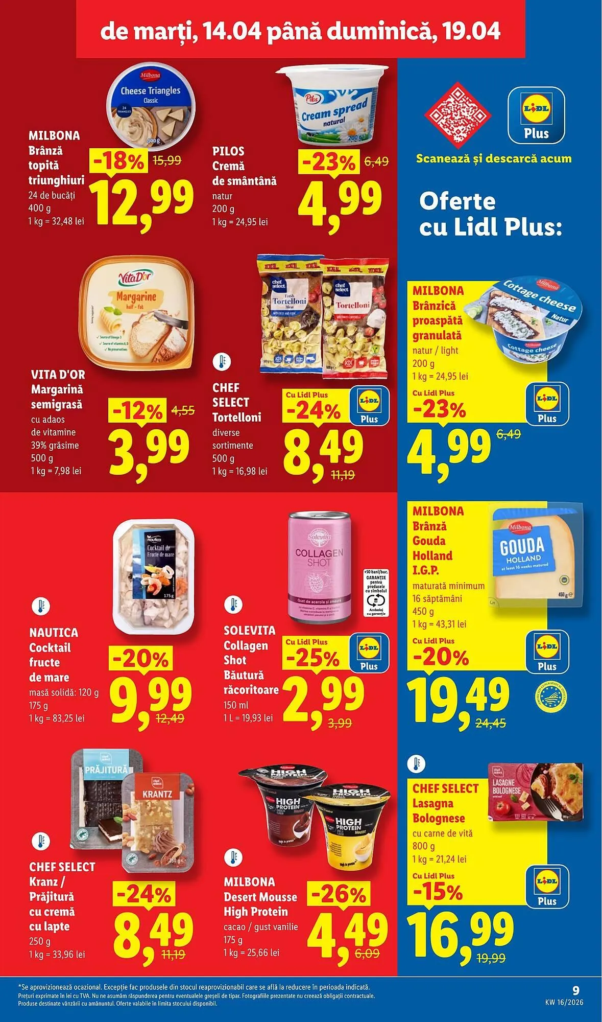Catalog Catalog Lidl de la 14 aprilie până la 19 aprilie 2026 - Revista Pagina 9