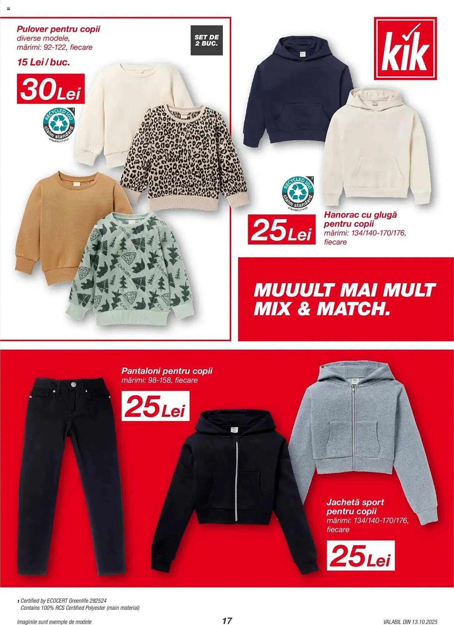 Catalog Catalog Kik de la 12 octombrie până la 7 noiembrie 2025 - Revista Pagina 17
