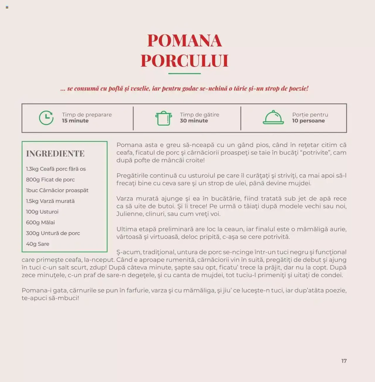 Catalog Sergiana - Gătește cu Sergiana de la 18 noiembrie până la 31 decembrie 2023 - Revista Pagina 19