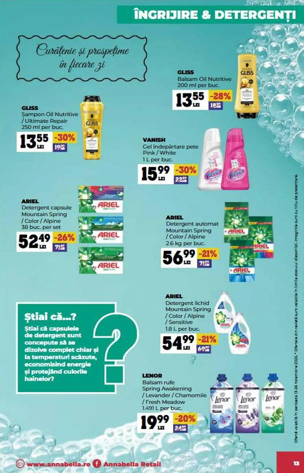 Catalog Catalog Annabella de la 13 noiembrie până la 26 noiembrie 2025 - Revista Pagina 13
