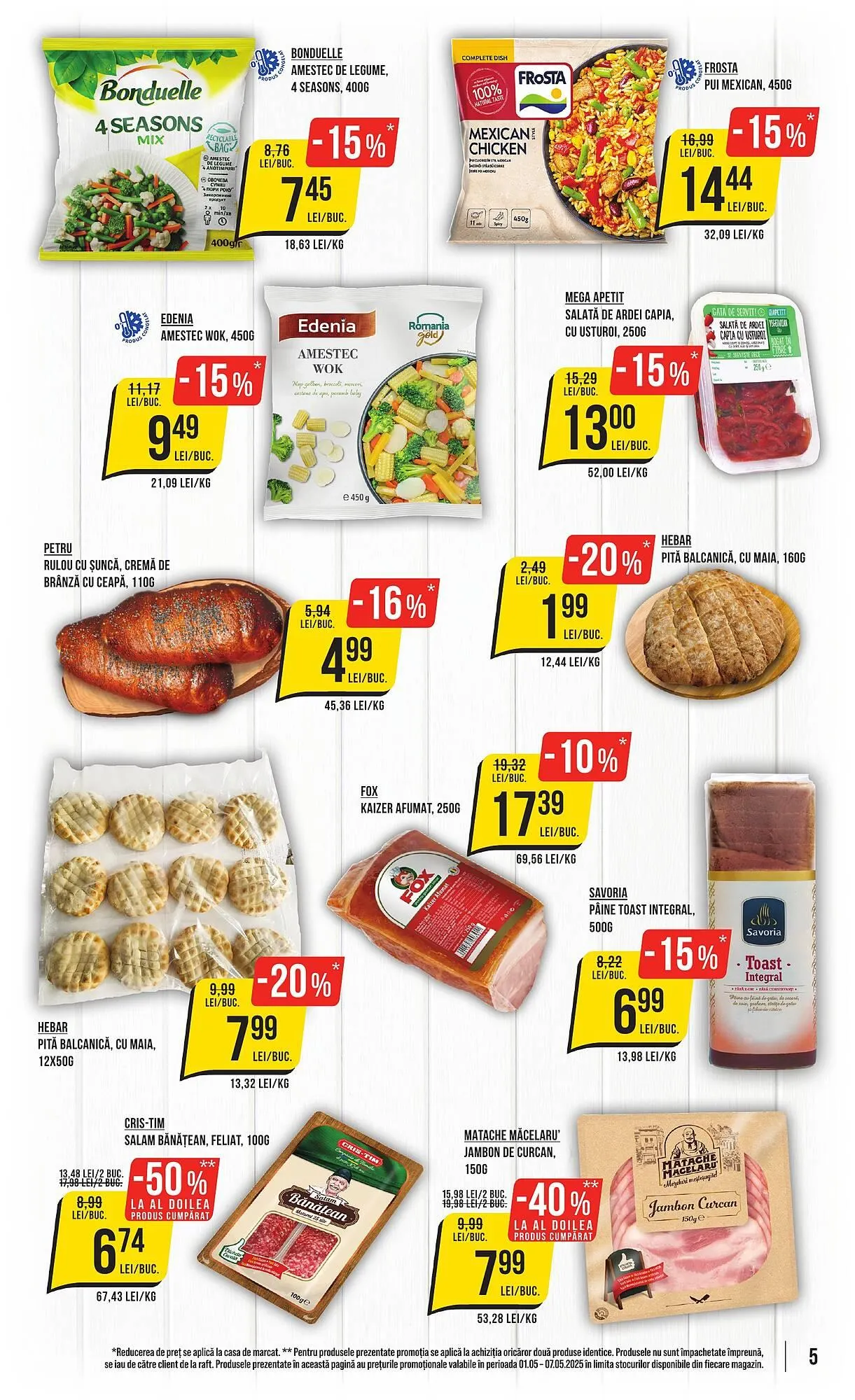 Catalog Catalog Mega Image de la 1 mai până la 7 mai 2025 - Revista Pagina 5