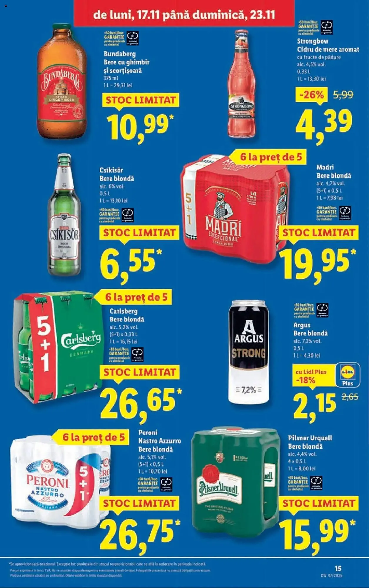 Catalog Catalog Lidl de la 16 noiembrie până la 23 noiembrie 2025 - Revista Pagina 15