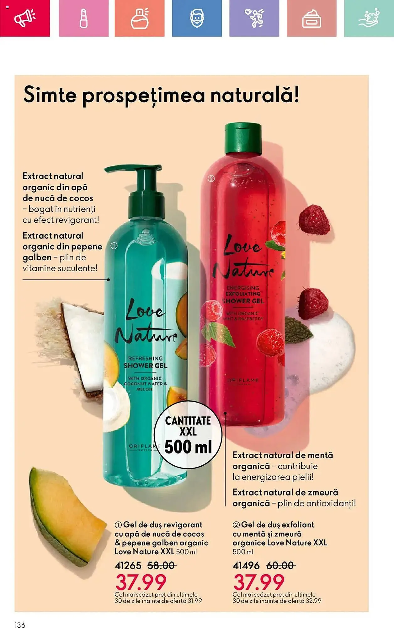 Catalog Catalog Oriflame de la 26 iulie până la 19 august 2025 - Revista Pagina 136