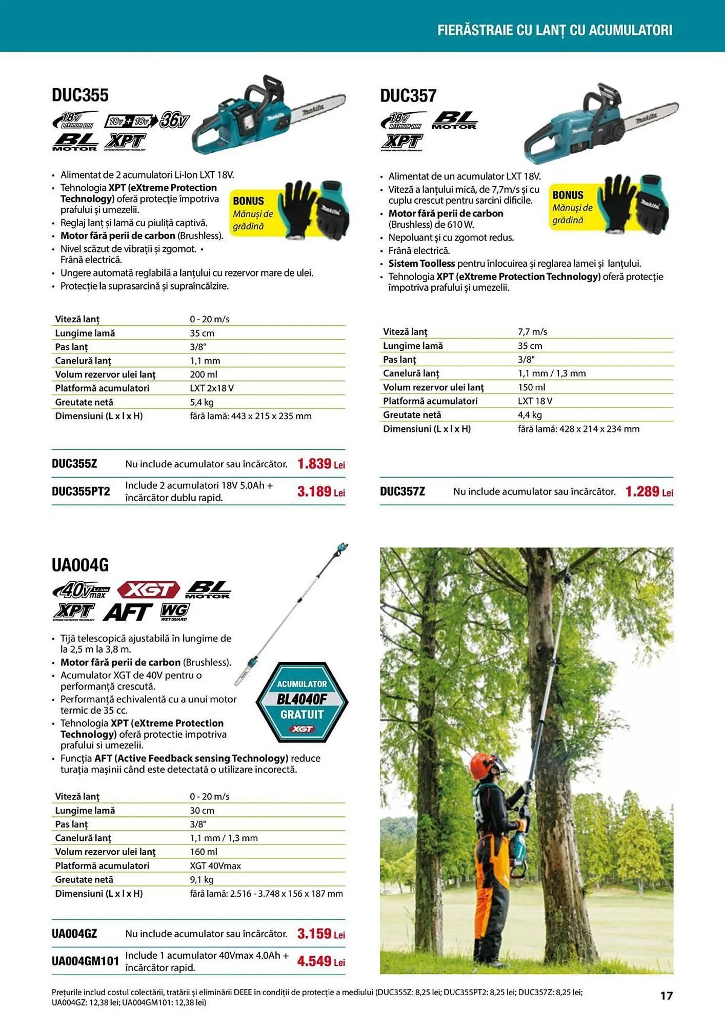 Catalog Catalog Makita de la 1 aprilie până la 31 august 2025 - Revista Pagina 17