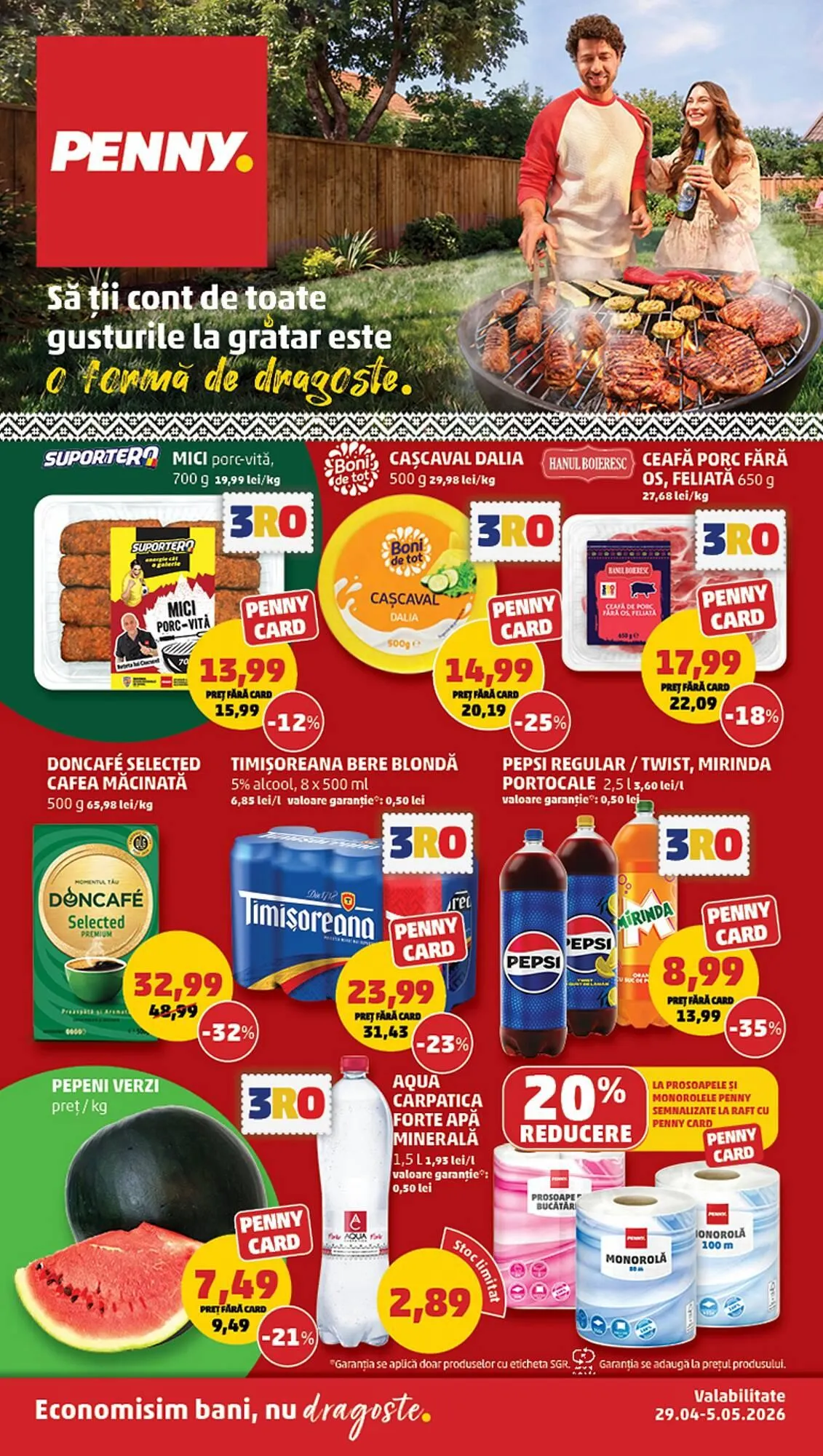 Catalog Catalog Penny de la 29 aprilie până la 5 mai 2026 - Revista Pagina 1