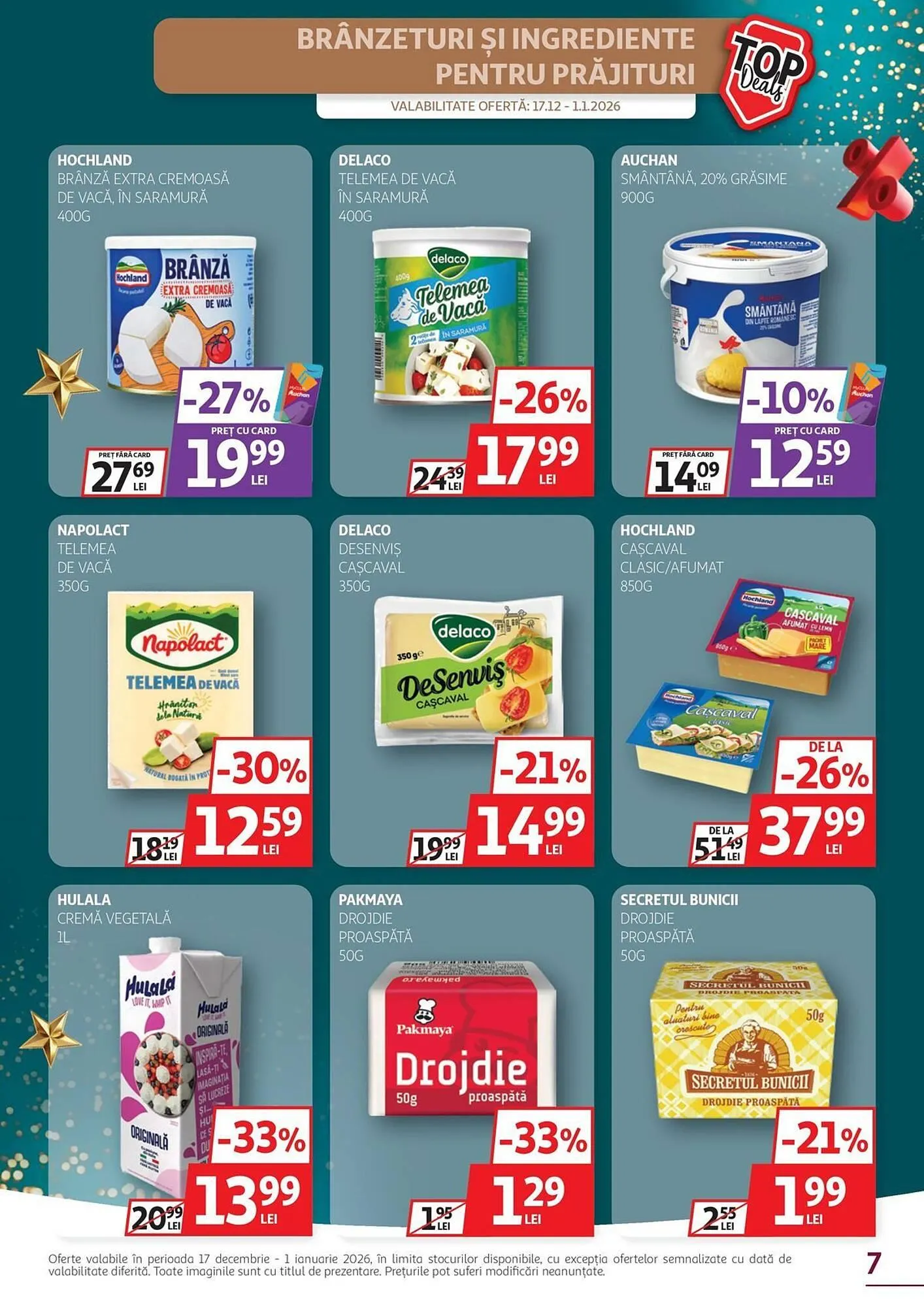 Catalog Catalog Auchan de la 17 decembrie până la 1 ianuarie 2026 - Revista Pagina 7