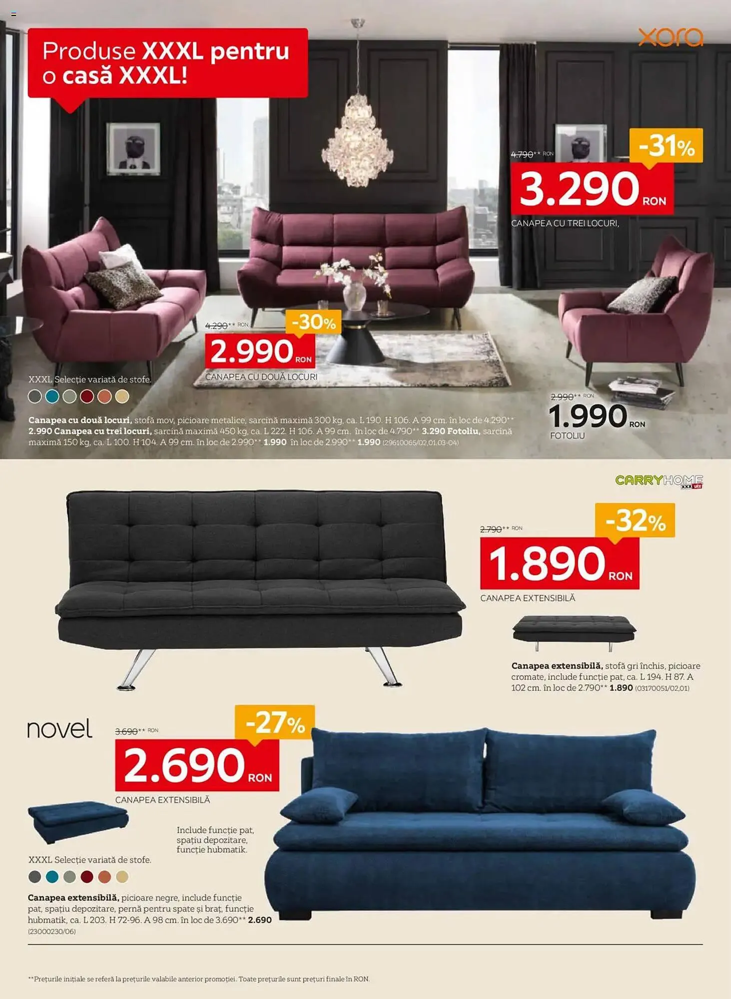 Catalog Catalog XXXLutz de la 5 octombrie până la 2 noiembrie 2025 - Revista Pagina 6