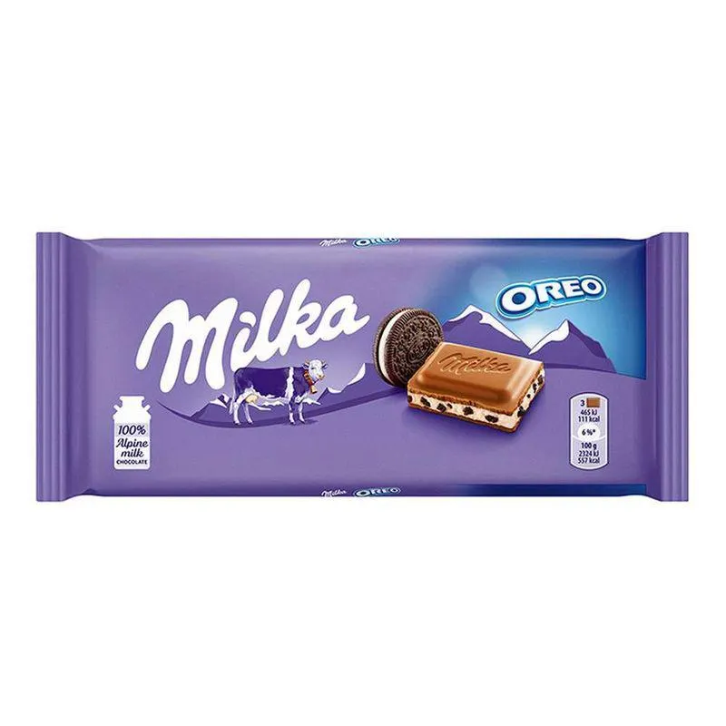 Ciocolata Milka Oreo, 100 g Ciocolata Milka Oreo, 100 g
