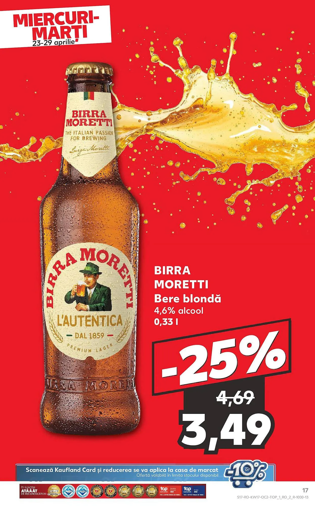 Catalog Catalog Kaufland de la 23 aprilie până la 29 aprilie 2025 - Revista Pagina 17