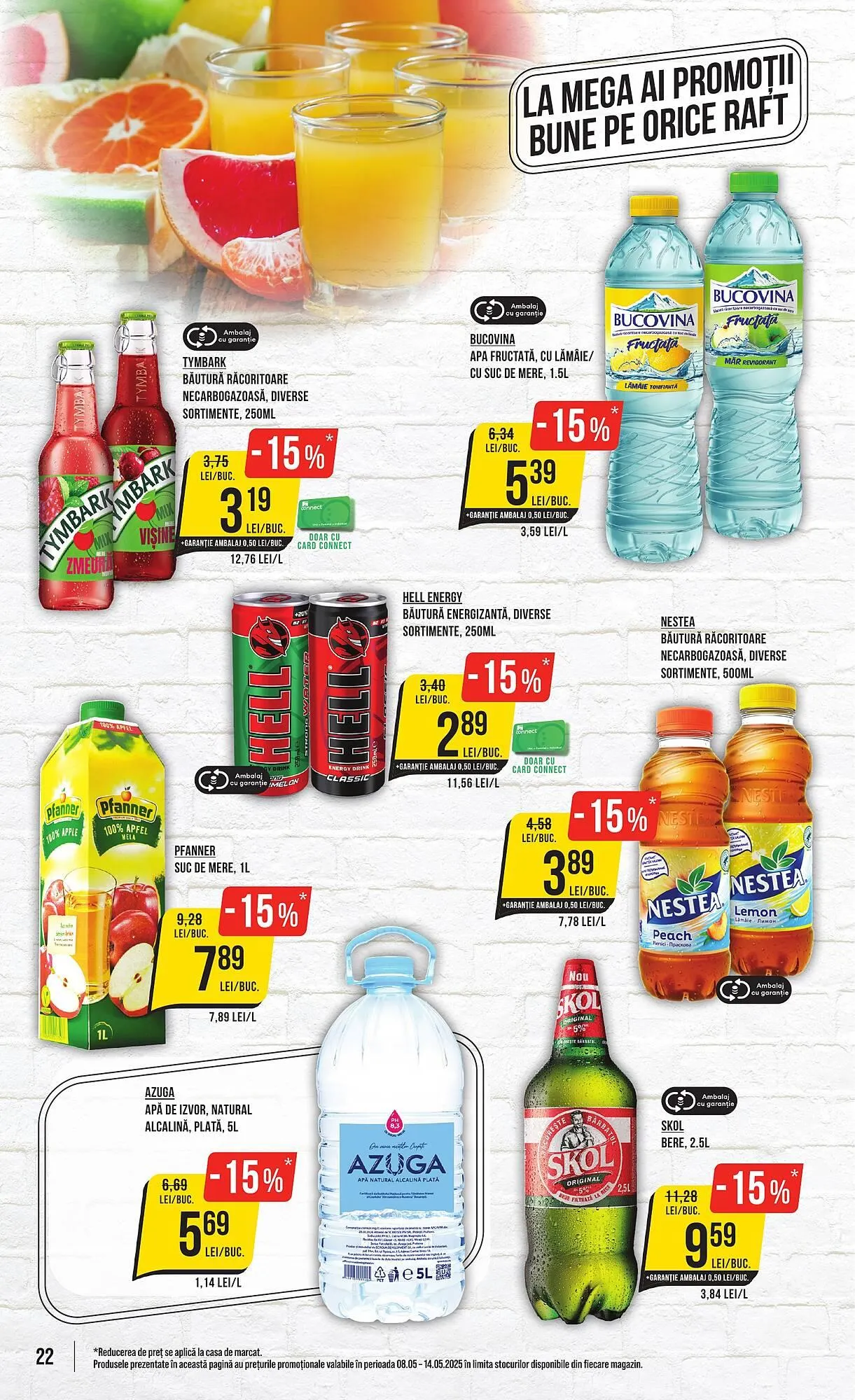 Catalog Catalog Mega Image de la 8 mai până la 14 mai 2025 - Revista Pagina 22