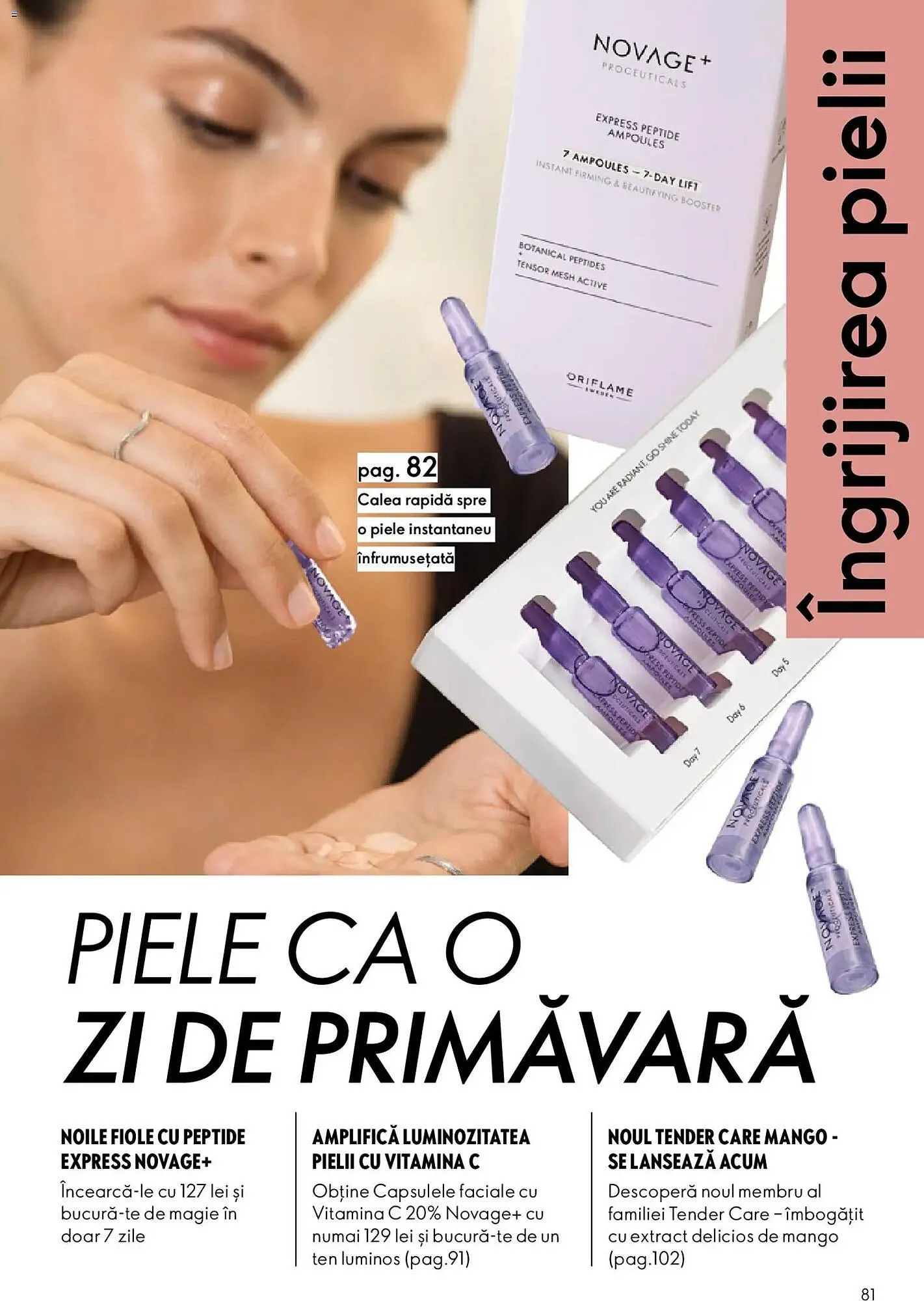 Catalog Catalog Oriflame de la 14 aprilie până la 5 mai 2026 - Revista Pagina 81