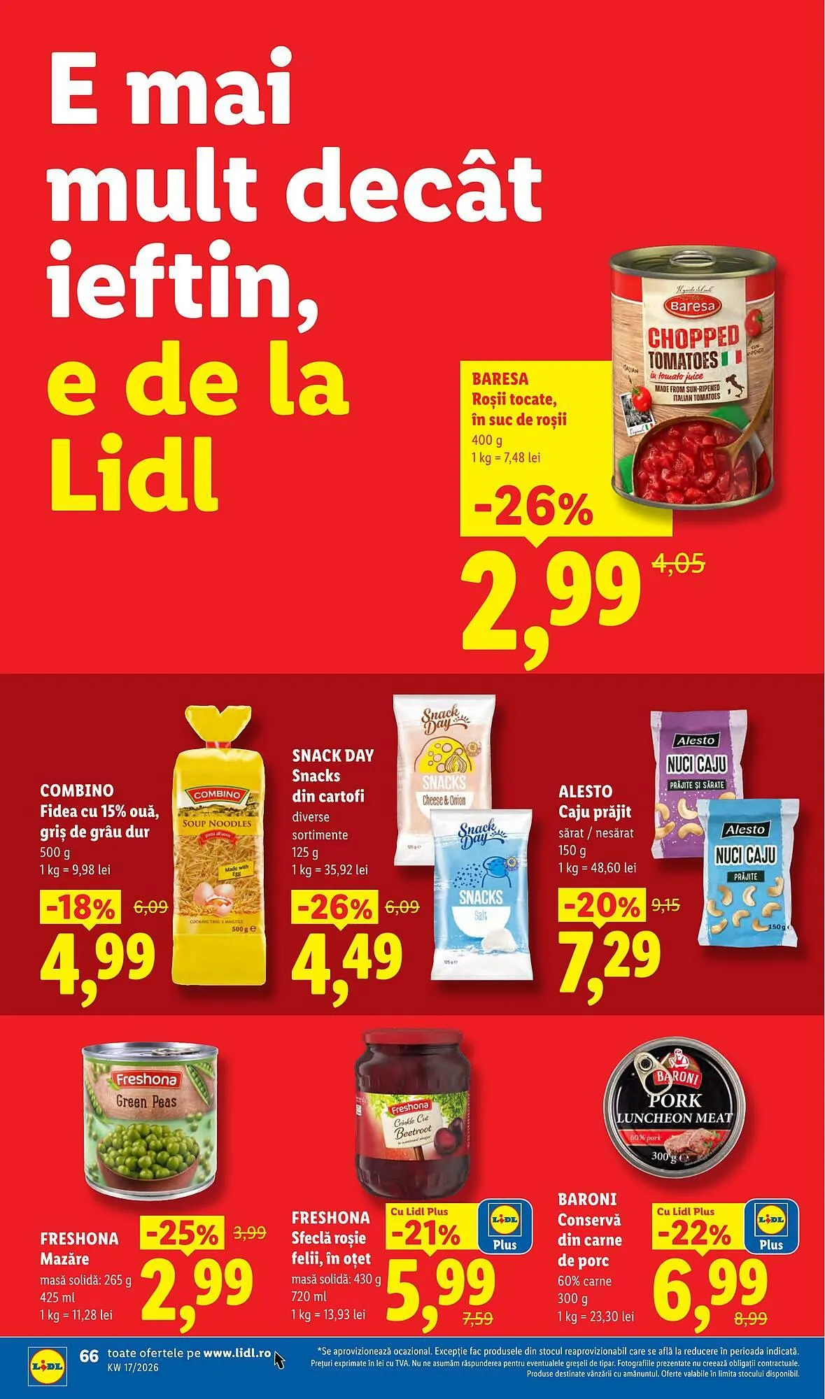 Catalog Catalog Lidl de la 20 aprilie până la 26 aprilie 2026 - Revista Pagina 66