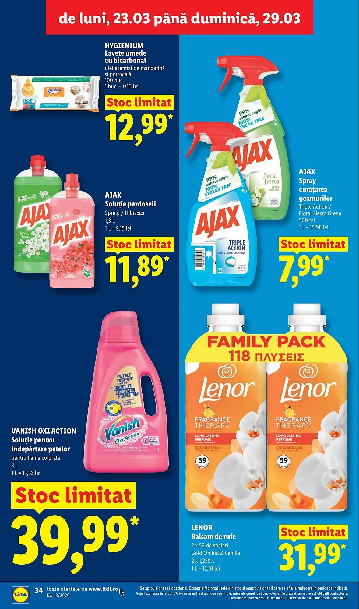 Catalog Catalog Lidl de la 23 martie până la 29 martie 2026 - Revista Pagina 34