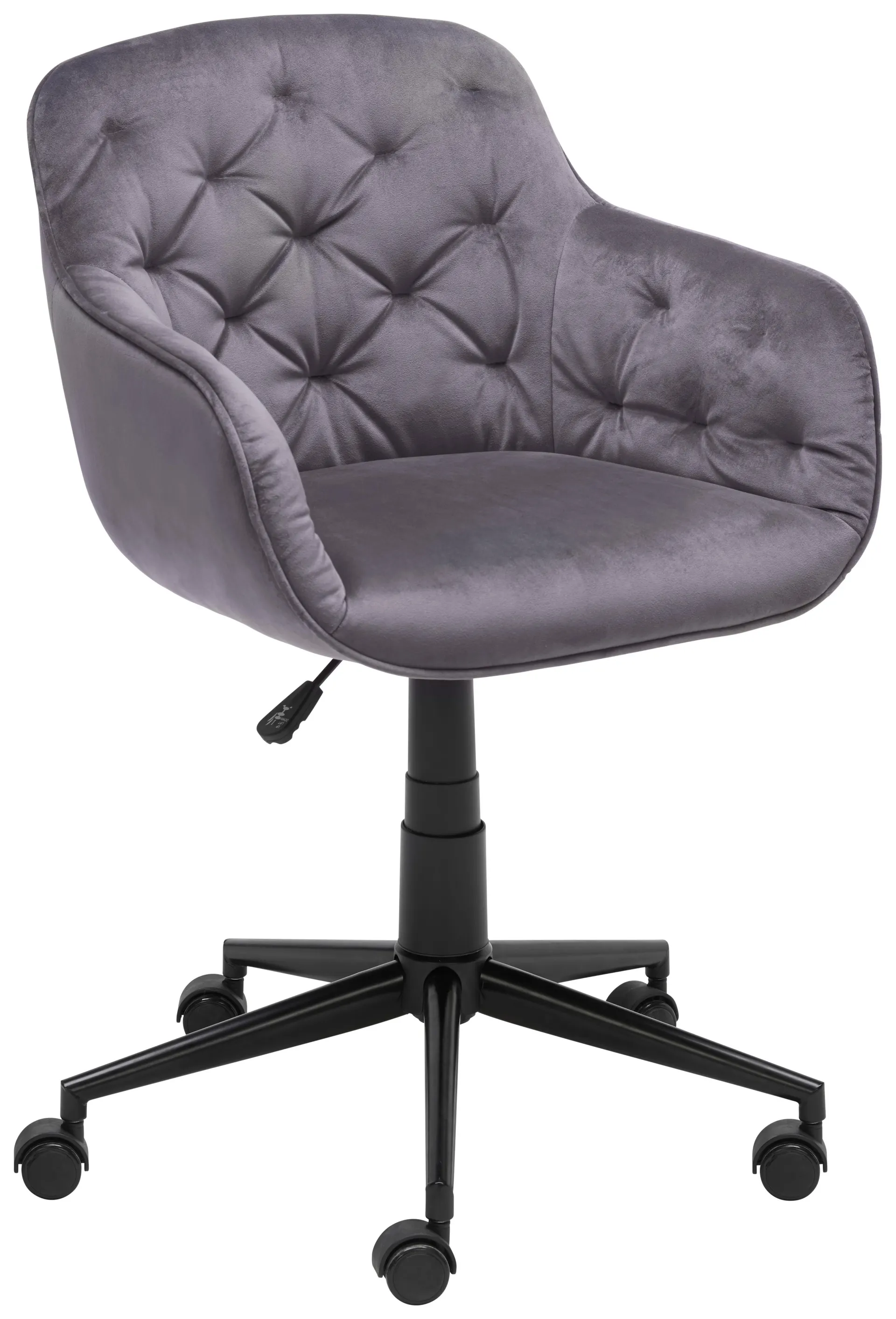 birou in catifea gri