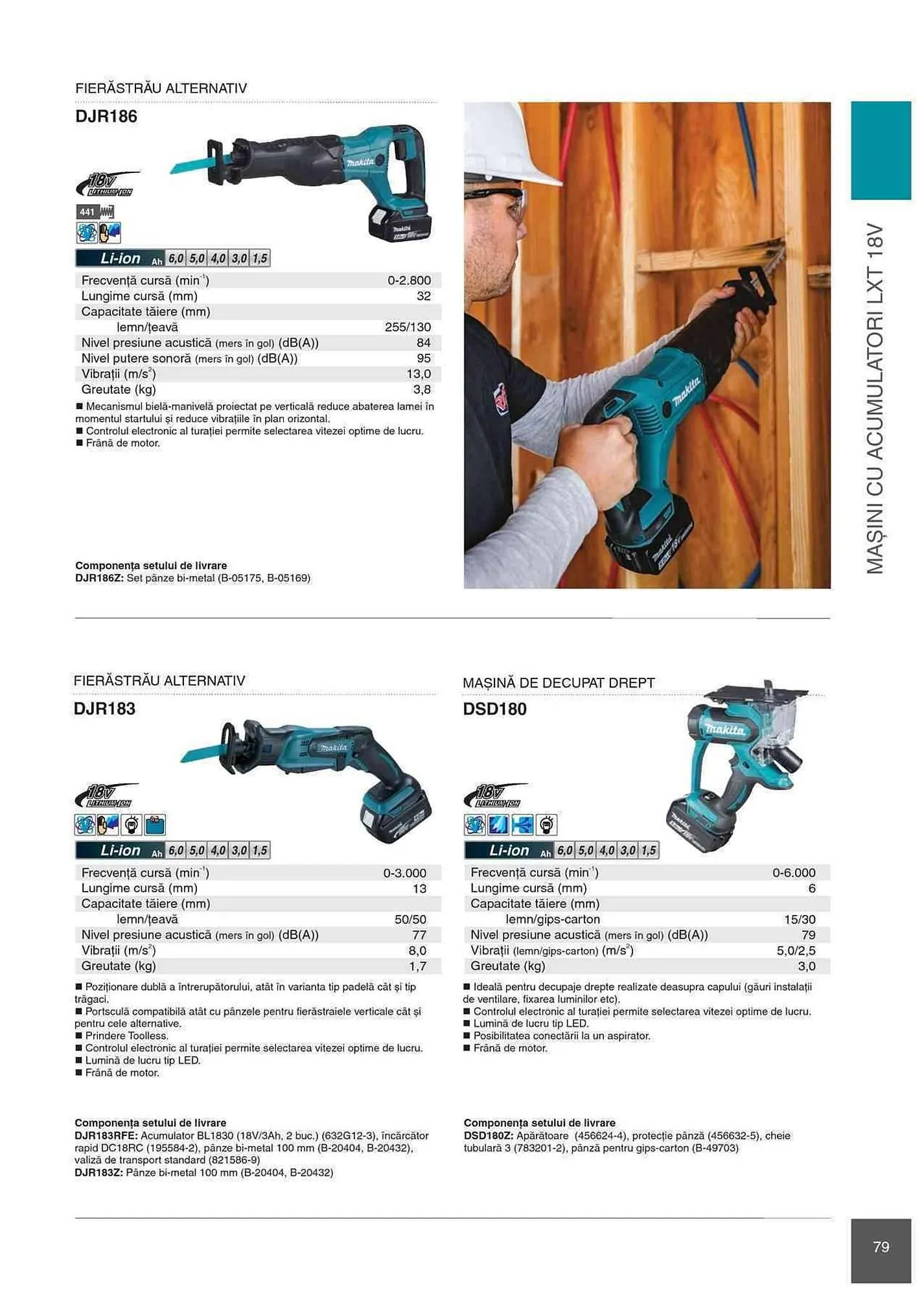 Catalog Makita catalog de la 1 ianuarie până la 31 decembrie 2023 - Revista Pagina 79