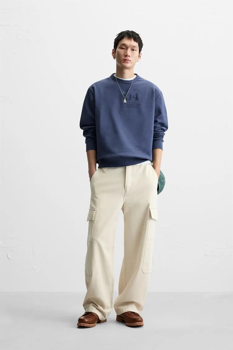 PANTALONI CARGO WIDE FIT