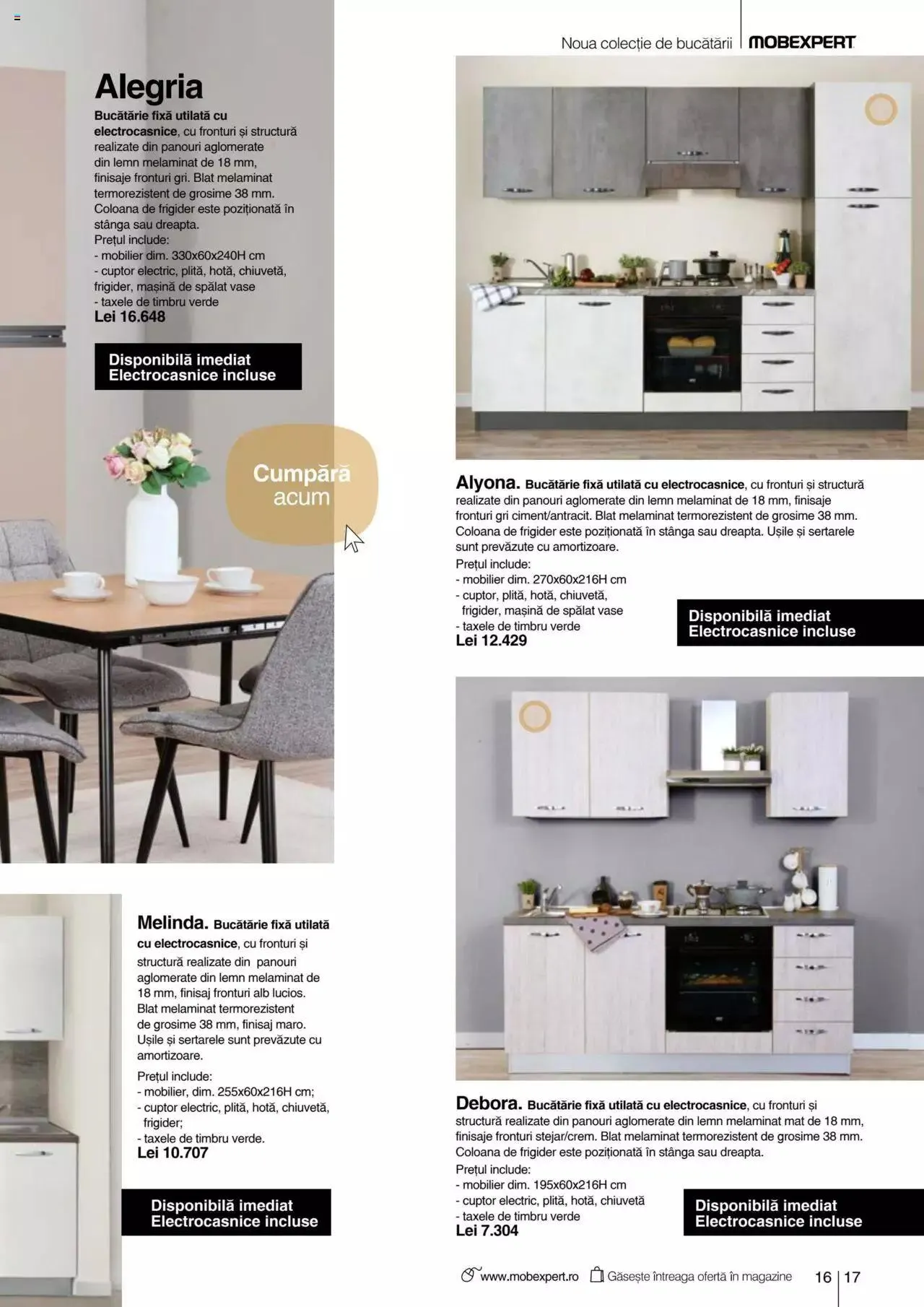 Catalog Mobexpert catalog - Bucătării 2023 de la 29 mai până la 31 decembrie 2023 - Revista Pagina 17