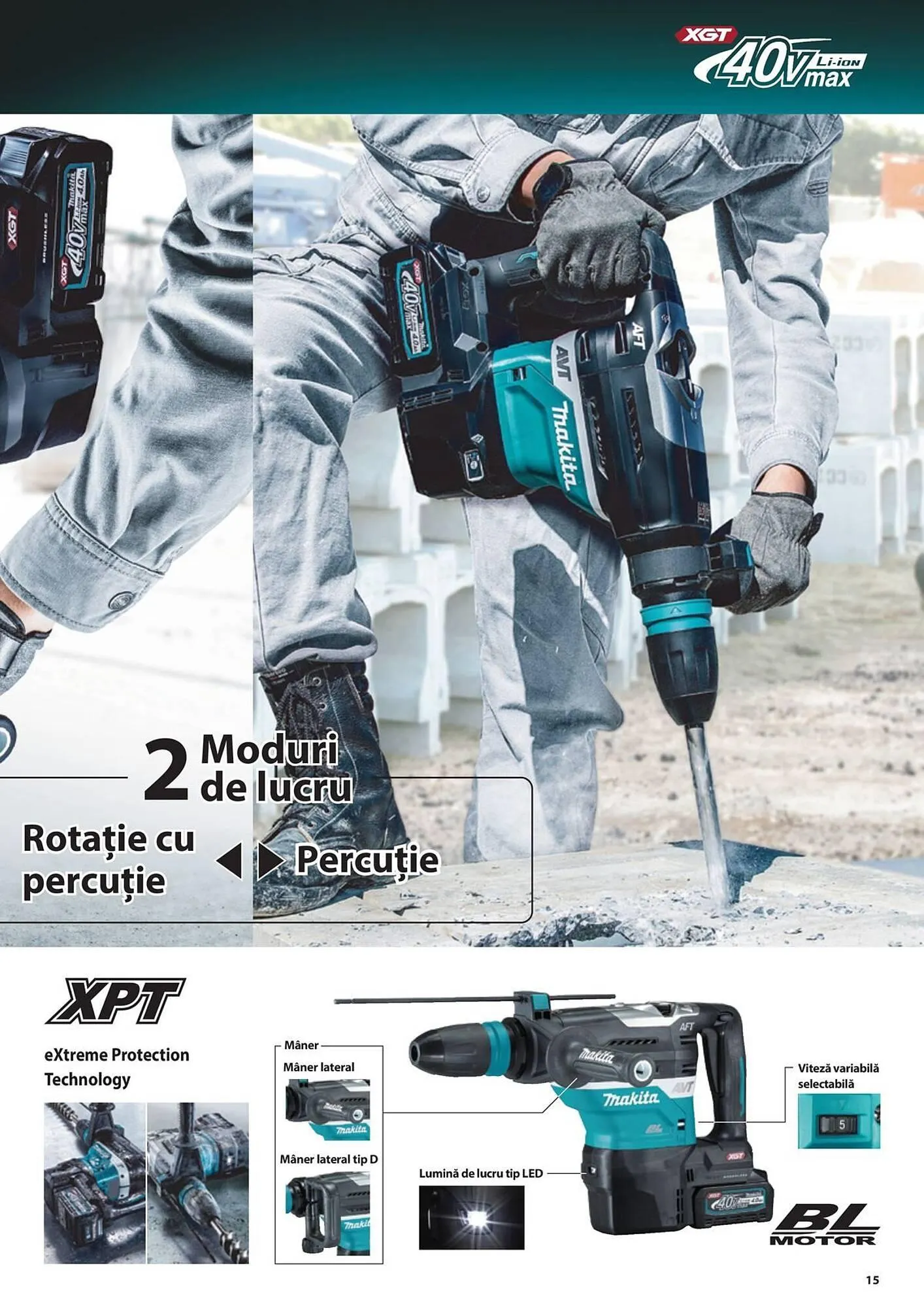 Catalog Сatalog Makita de la 19 iunie până la 31 decembrie 2024 - Revista Pagina 15