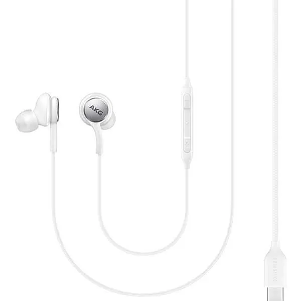 Casti SAMSUNG Earphones EO-IC100, Cu Fir, In-Ear, Microfon, USB-C, alb