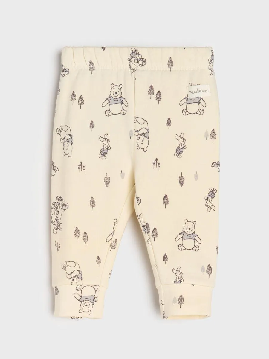 Pantaloni cu căptușeală din fleece Winnie the Pooh