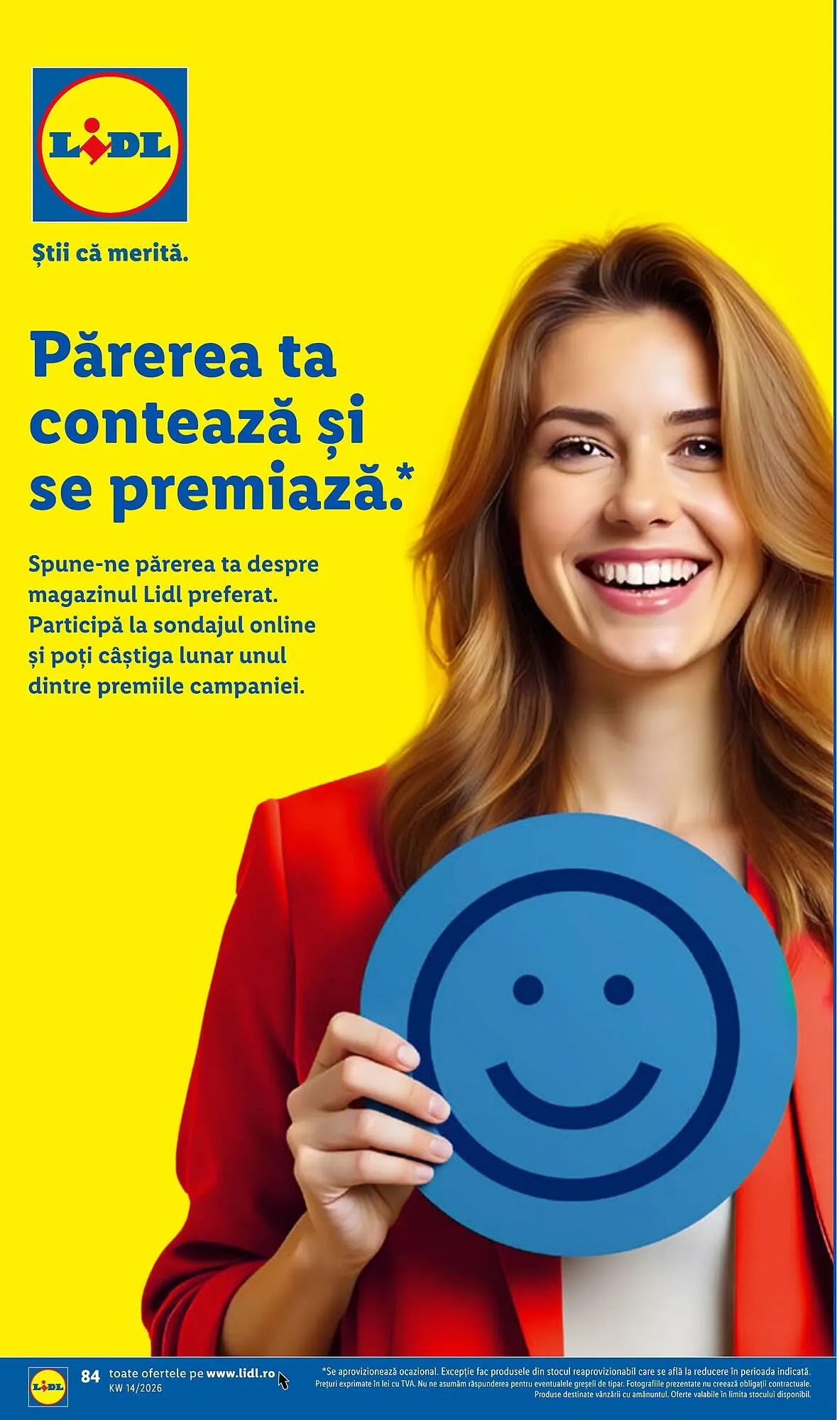 Catalog Catalog Lidl de la 30 martie până la 5 aprilie 2026 - Revista Pagina 84