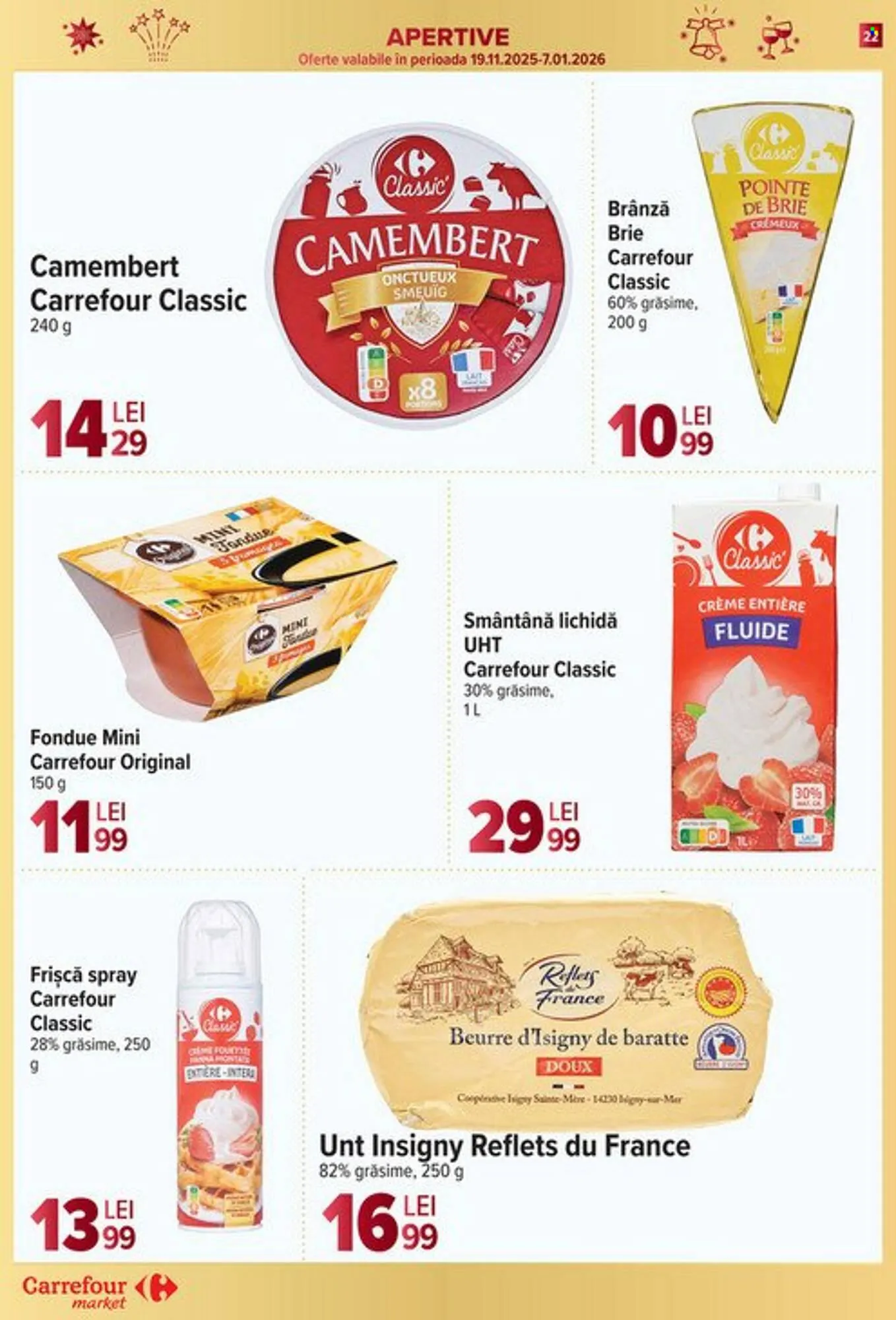 Catalog Catalog Carrefour Market de la 17 decembrie până la 26 decembrie 2025 - Revista Pagina 22