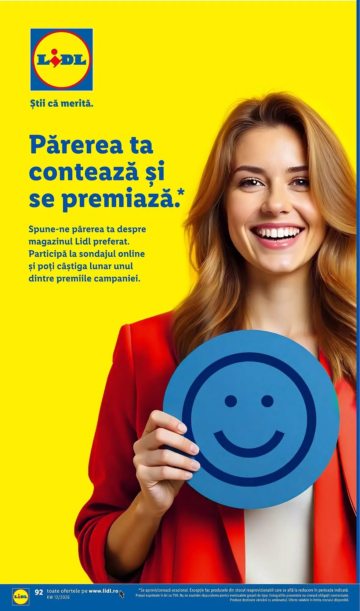 Catalog Catalog Lidl de la 16 martie până la 22 martie 2026 - Revista Pagina 92