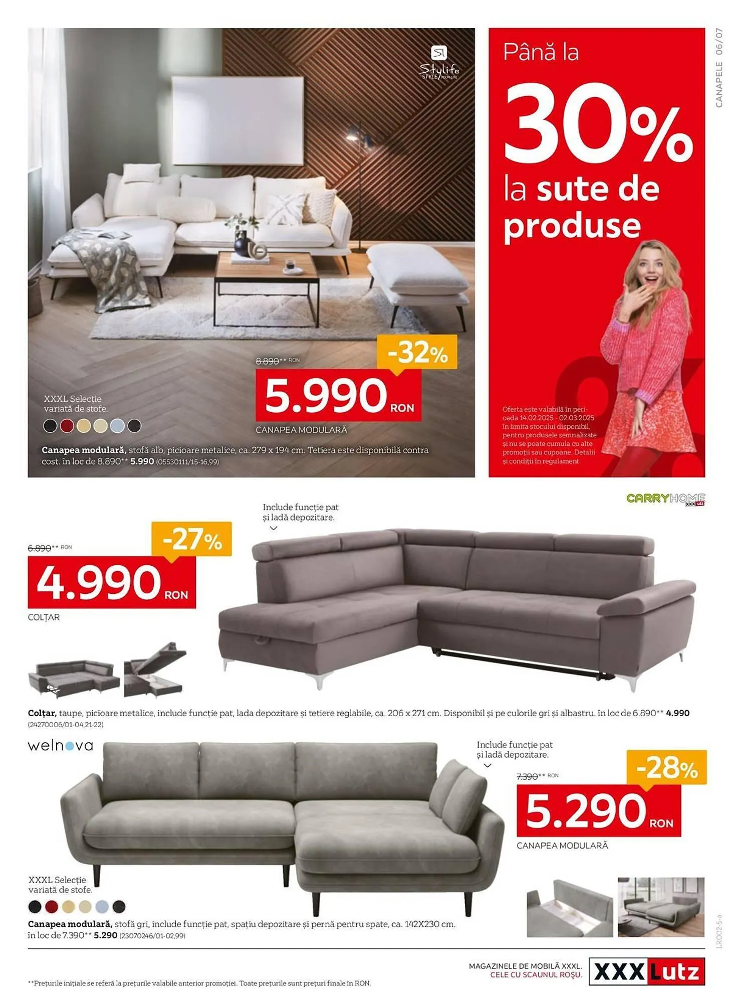 Catalog Catalog XXXLutz de la 3 februarie până la 2 martie 2025 - Revista Pagina 7