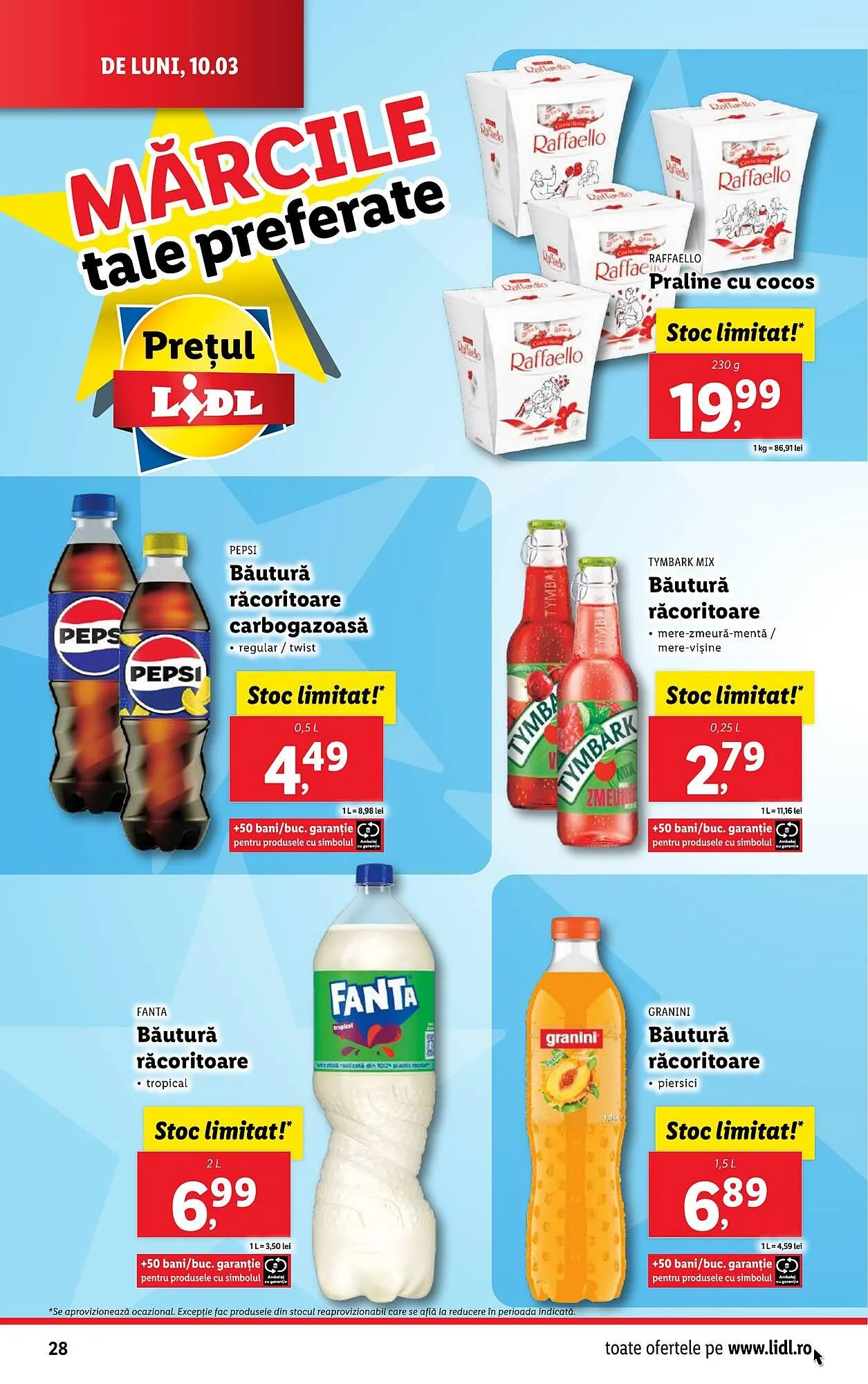 Catalog Catalog Lidl de la 10 martie până la 16 martie 2025 - Revista Pagina 28