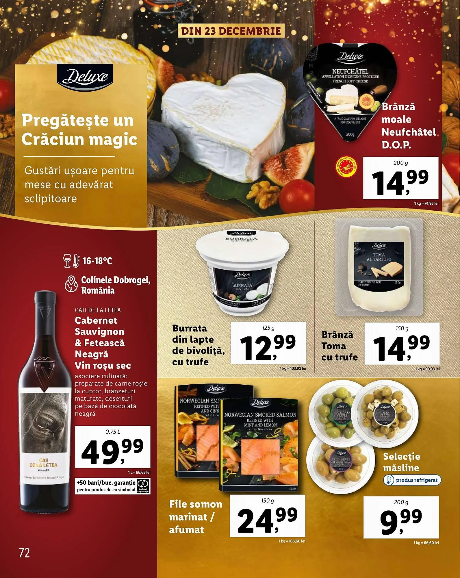 Catalog Catalog Lidl de la 28 octombrie până la 31 decembrie 2024 - Revista Pagina 72