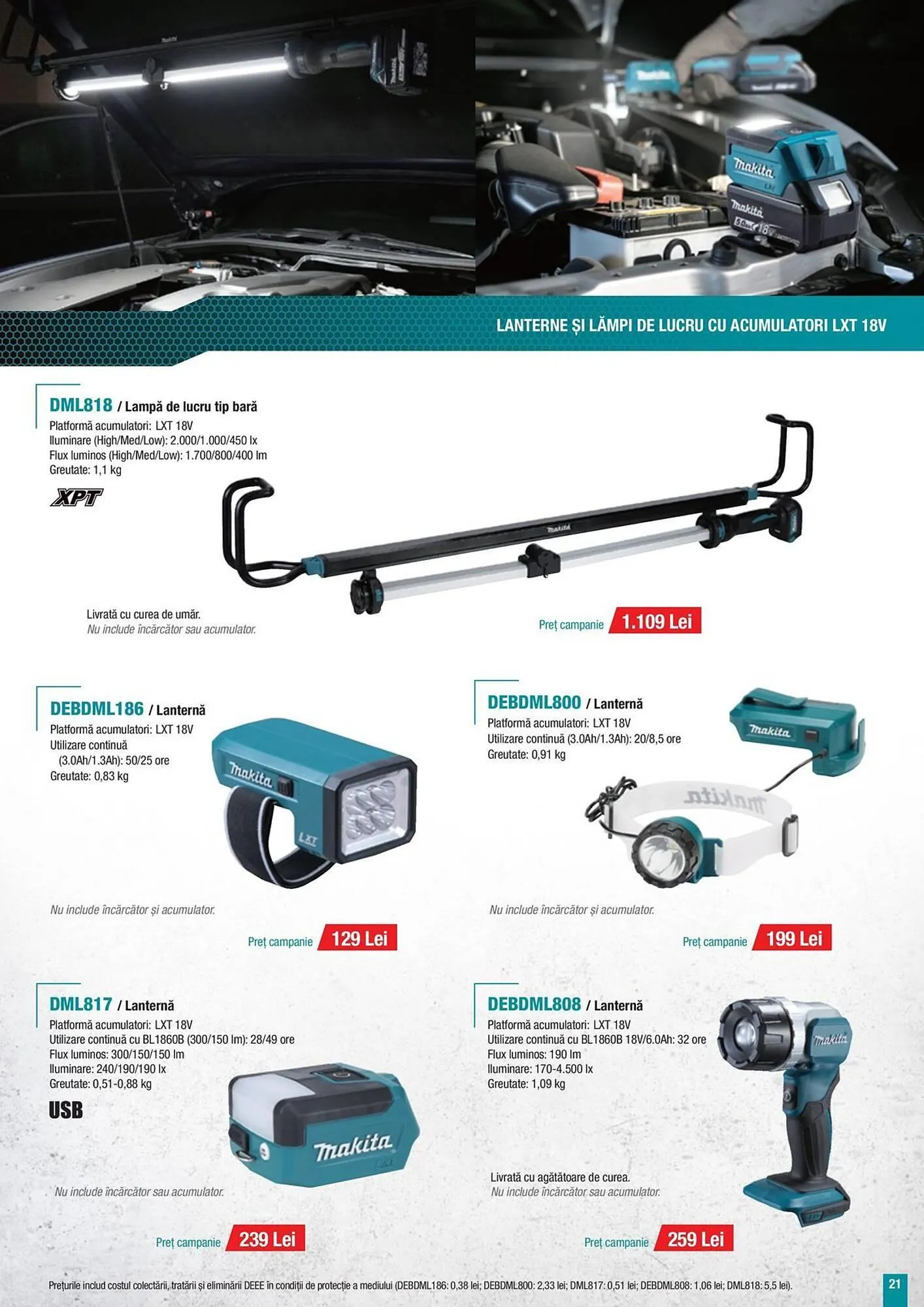 Catalog Catalog Makita de la 7 mai până la 31 decembrie 2025 - Revista Pagina 21