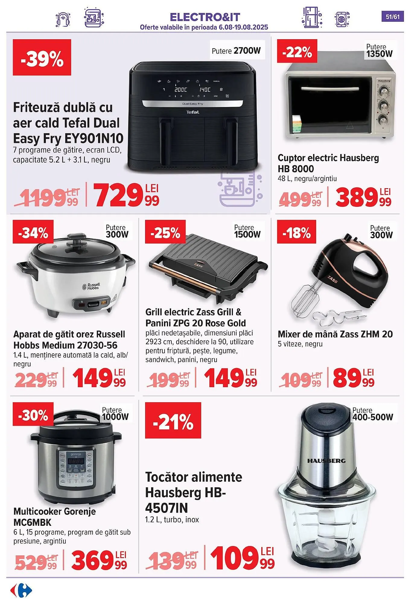 Catalog Catalog Carrefour de la 13 august până la 19 august 2025 - Revista Pagina 52