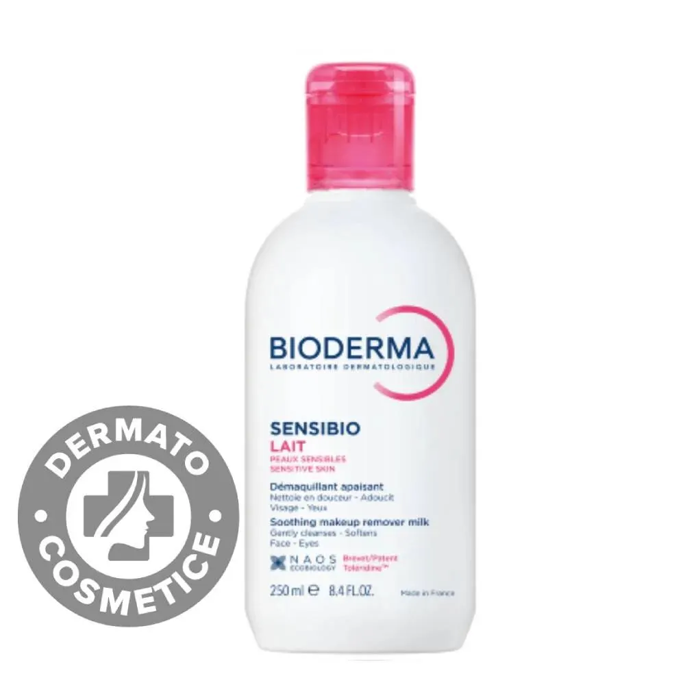 Lapte demachiant Sensibio, 250ml, Bioderma