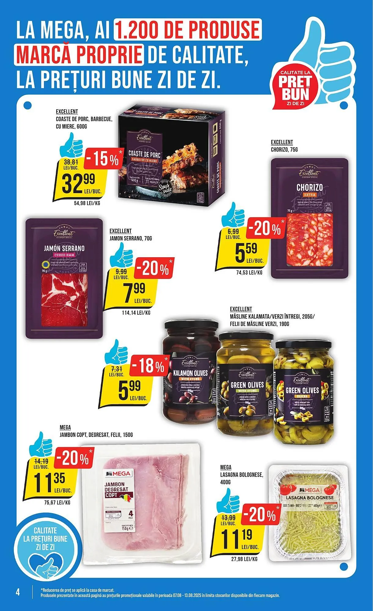 Catalog Catalog Mega Image de la 7 august până la 13 august 2025 - Revista Pagina 4