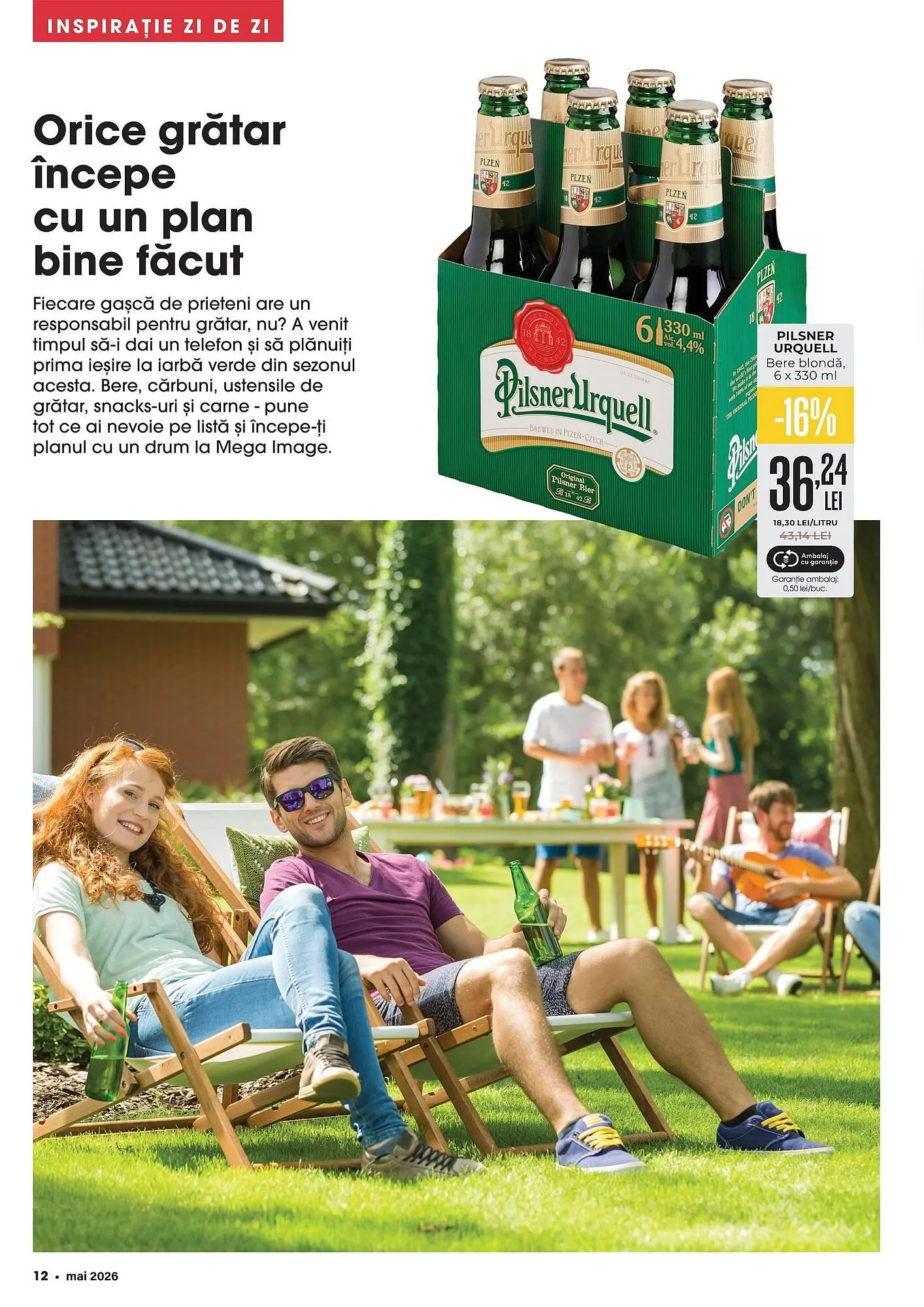 Catalog Catalog Mega Image de la 1 mai până la 31 mai 2026 - Revista Pagina 12
