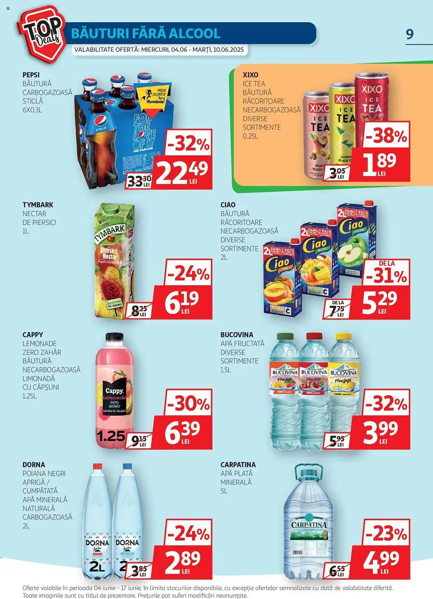 Catalog Catalog Auchan de la 4 iunie până la 17 iunie 2025 - Revista Pagina 9