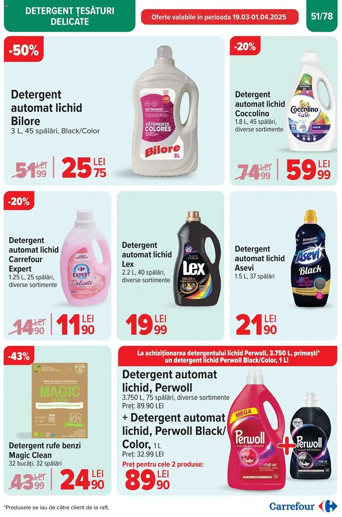 Catalog Catalog Carrefour de la 26 martie până la 1 aprilie 2025 - Revista Pagina 52