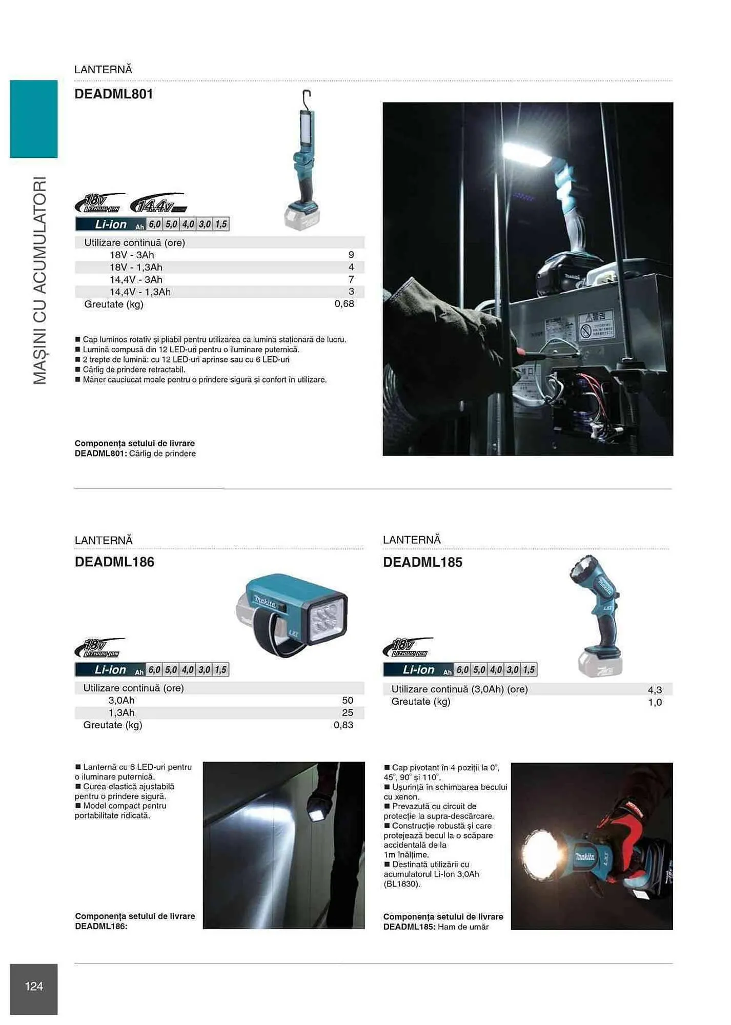 Catalog Makita catalog de la 1 ianuarie până la 31 decembrie 2023 - Revista Pagina 124