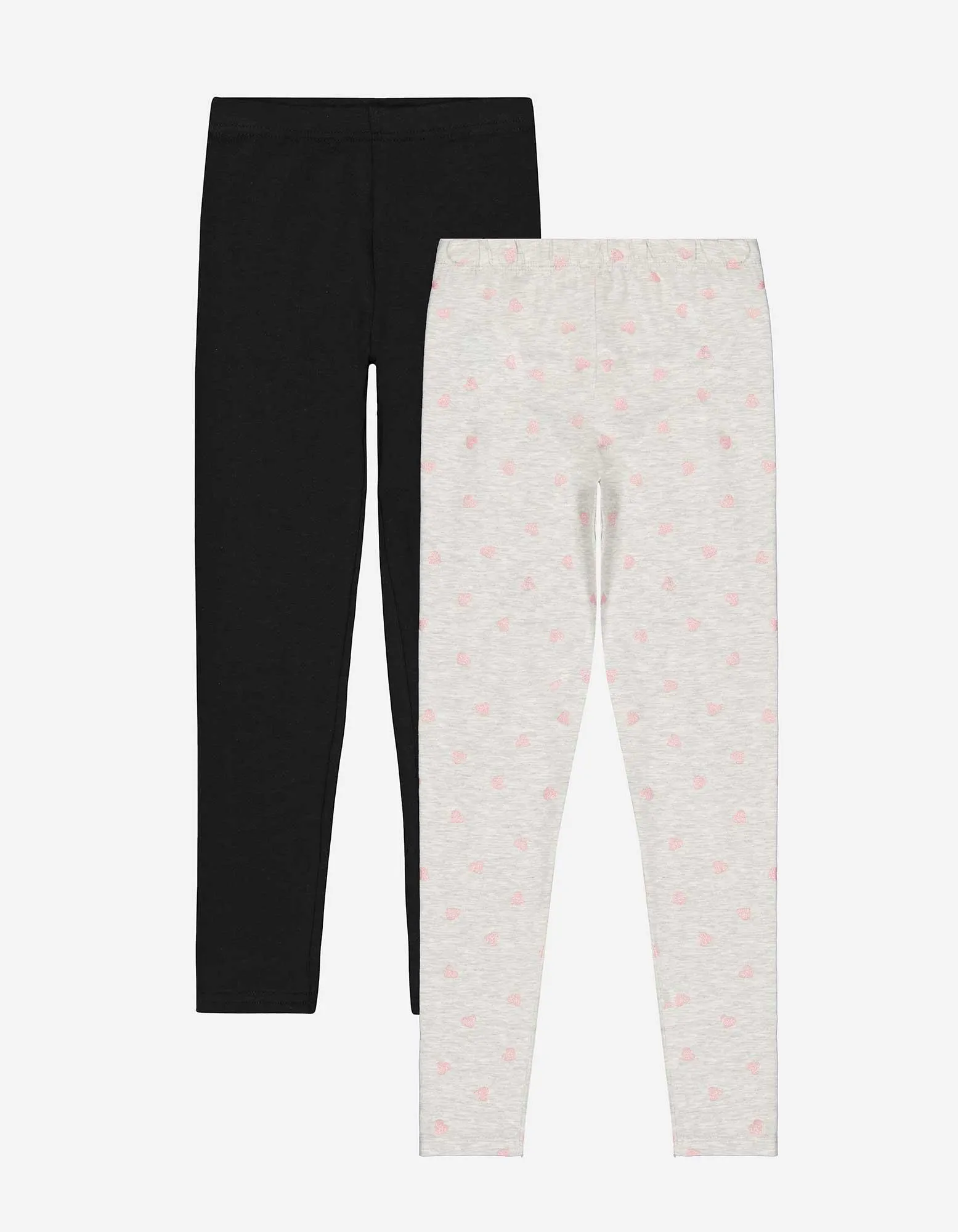 Leggings - Vita elasticizzata - grigio chiaro