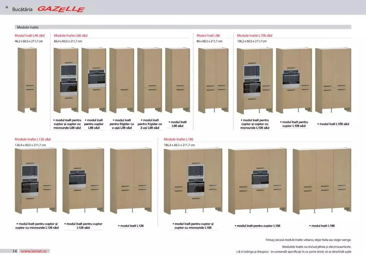 Catalog Lem’s - Bucătăria Gazelle de la 1 septembrie până la 31 decembrie 2023 - Revista Pagina 14