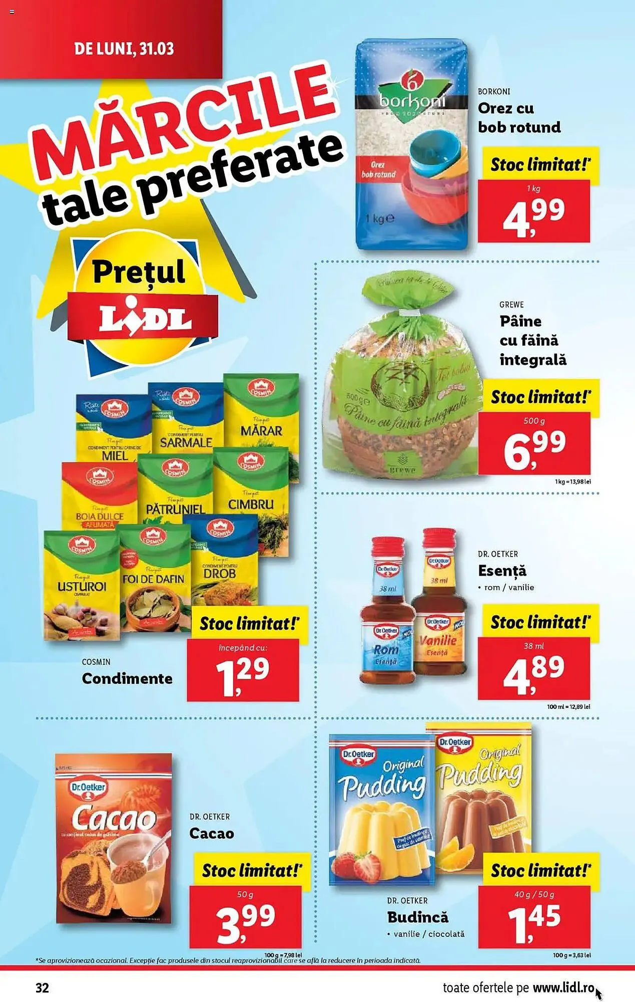 Catalog Catalog Lidl de la 31 martie până la 6 aprilie 2025 - Revista Pagina 32